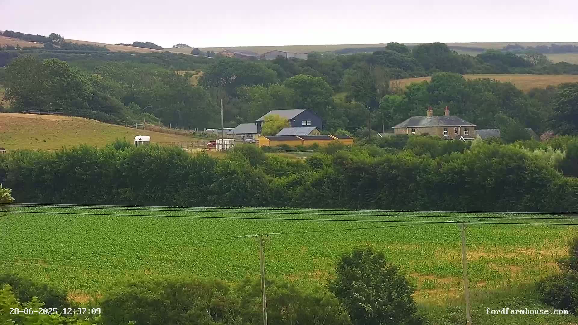 Whitwell Ford Farm House Countryside Live Cam - Whitwell, Isle of Wight, South East, England, United Kingdom