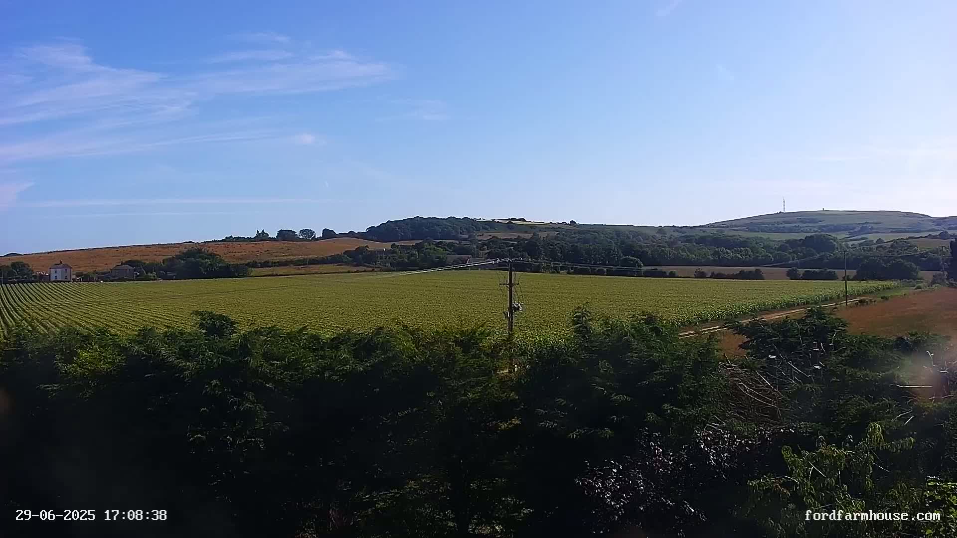 Whitwell Ford Farm House Countryside Live Cam - Whitwell, Isle of Wight, South East, England, United Kingdom
