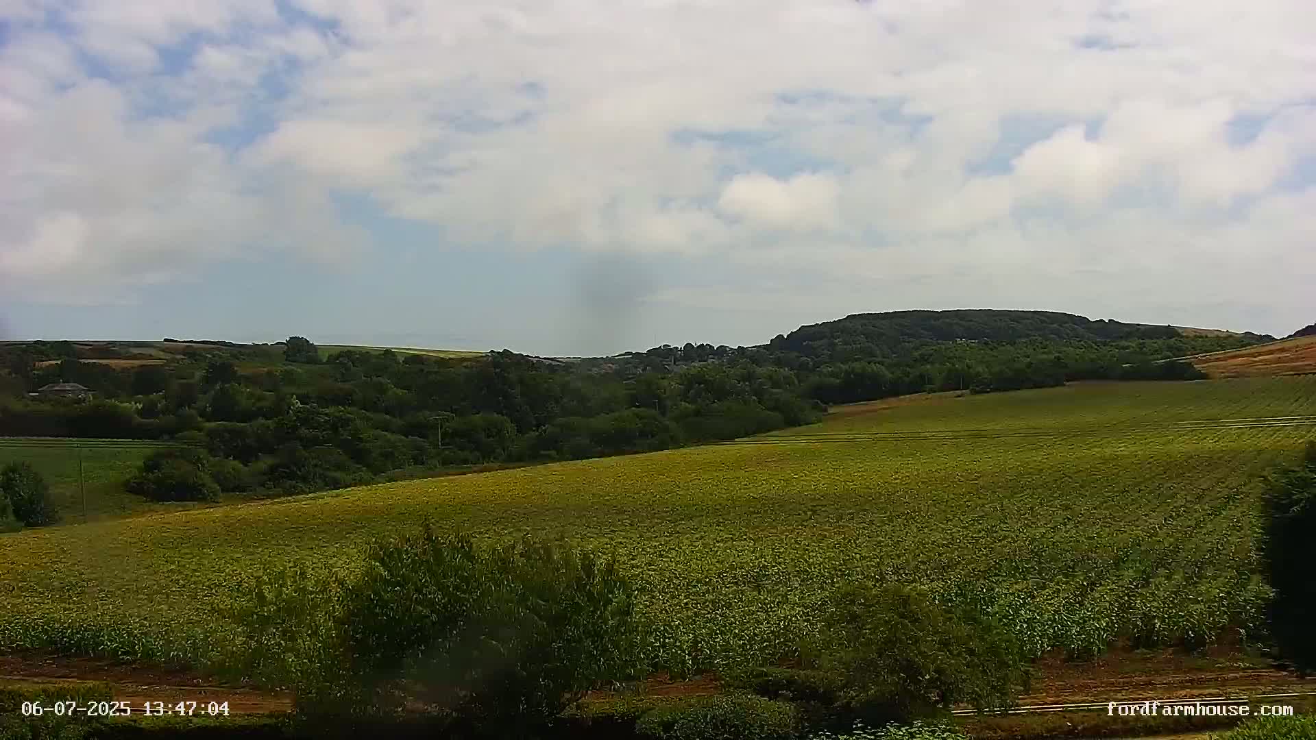 Whitwell Ford Farm House Countryside Live Cam - Whitwell, Isle of Wight, South East, England, United Kingdom