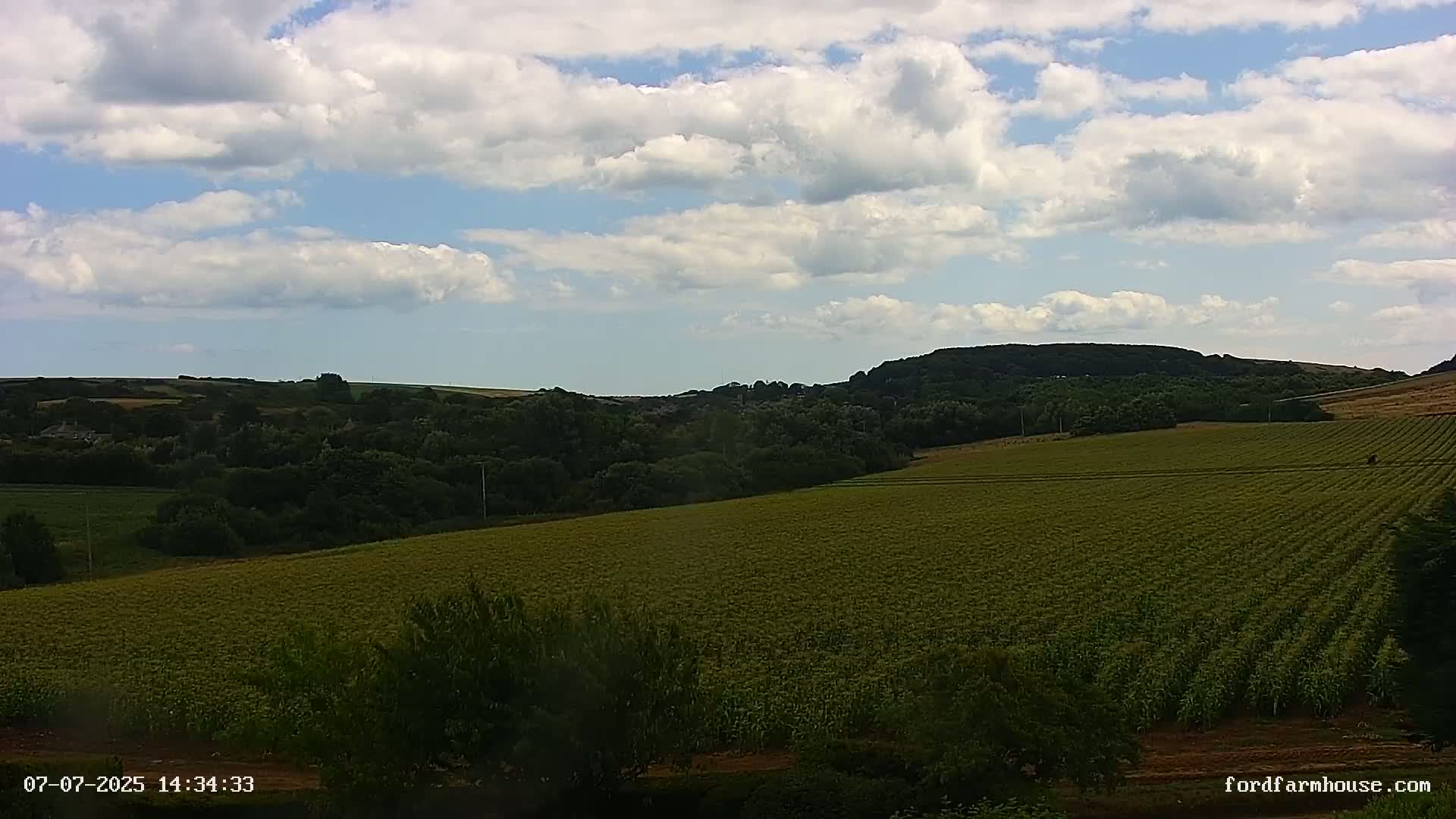 Whitwell Ford Farm House Countryside Live Cam - Whitwell, Isle of Wight, South East, England, United Kingdom