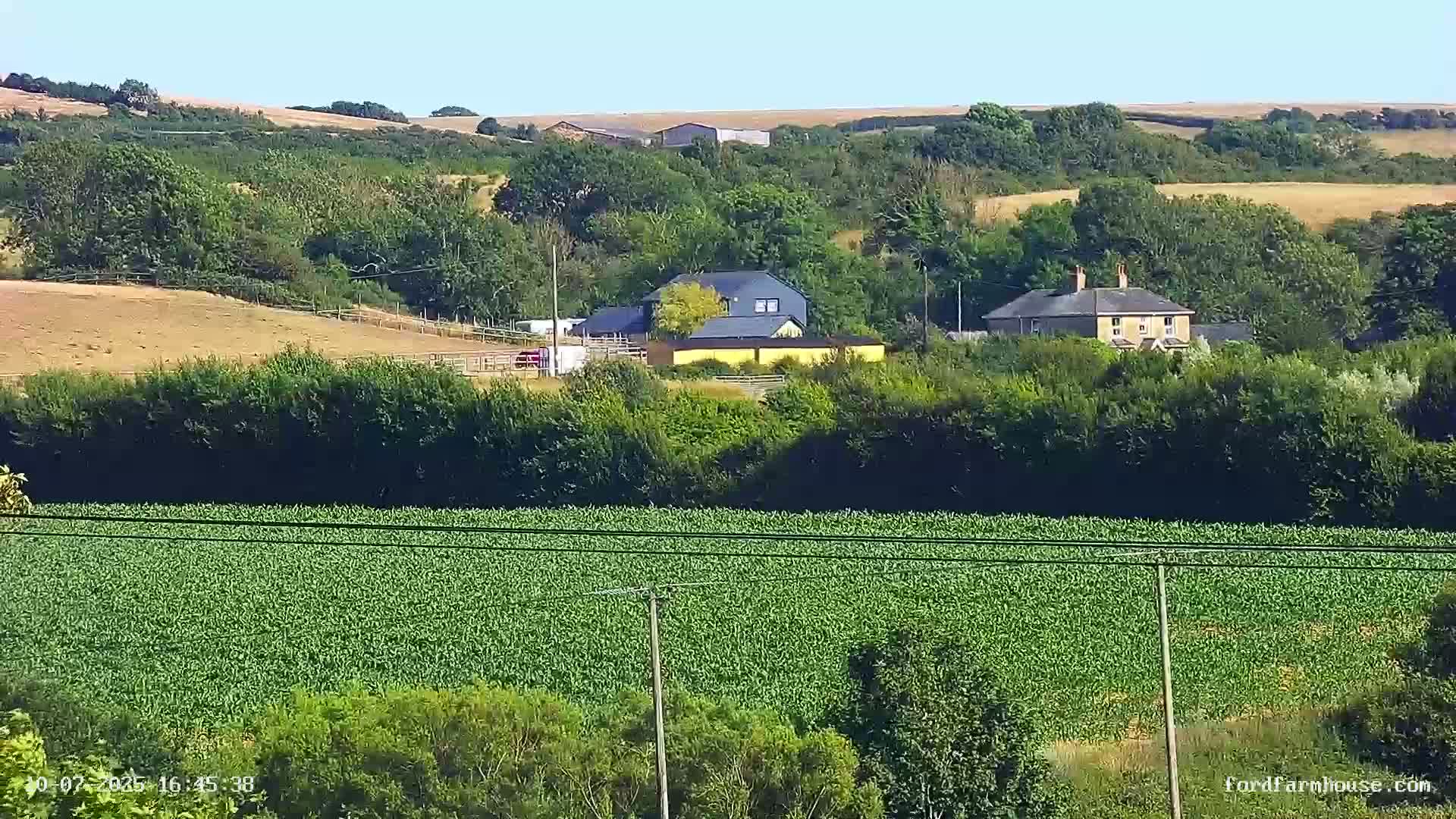 Whitwell Ford Farm House Countryside Live Cam - Whitwell, Isle of Wight, South East, England, United Kingdom