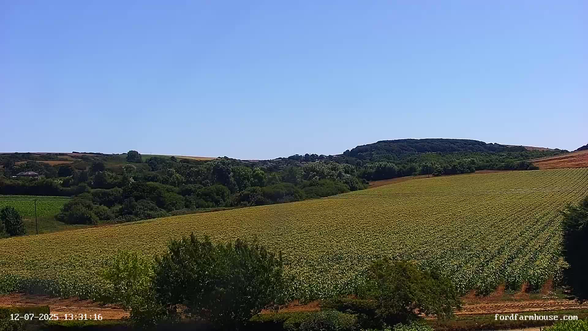 Whitwell Ford Farm House Countryside Live Cam - Whitwell, Isle of Wight, South East, England, United Kingdom