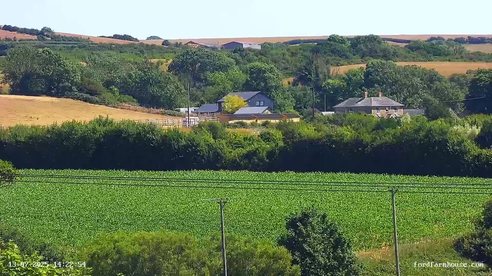 Whitwell Ford Farm House Countryside Live Cam - Whitwell, Isle of Wight, South East, England, United Kingdom