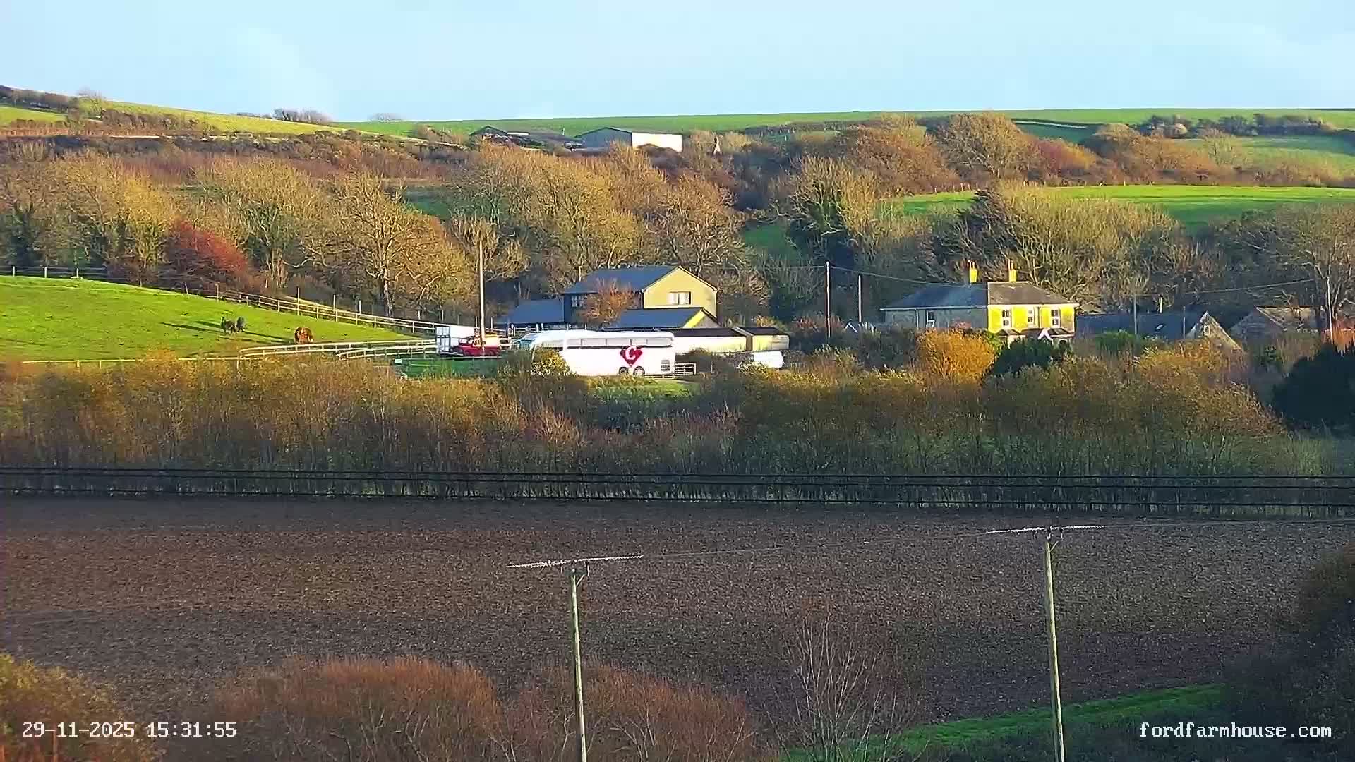 Whitwell Ford Farm House Countryside Live Cam - Whitwell, Isle of Wight, South East, England, United Kingdom