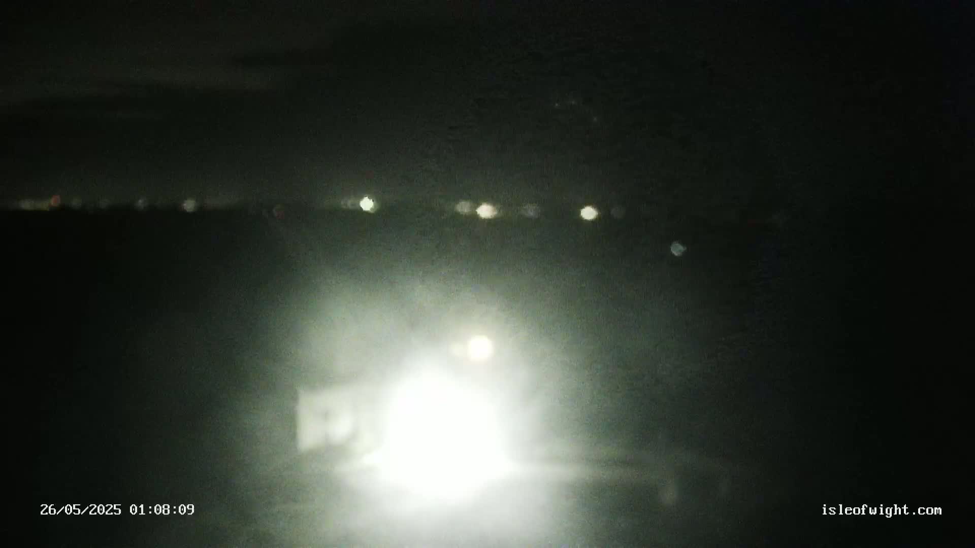 Freshwater, Colwell Bay, Hurst Castle & Hurst Point Lighthouse Live Cam - Freshwater, Isle of Wight, South East, England, United Kingdom