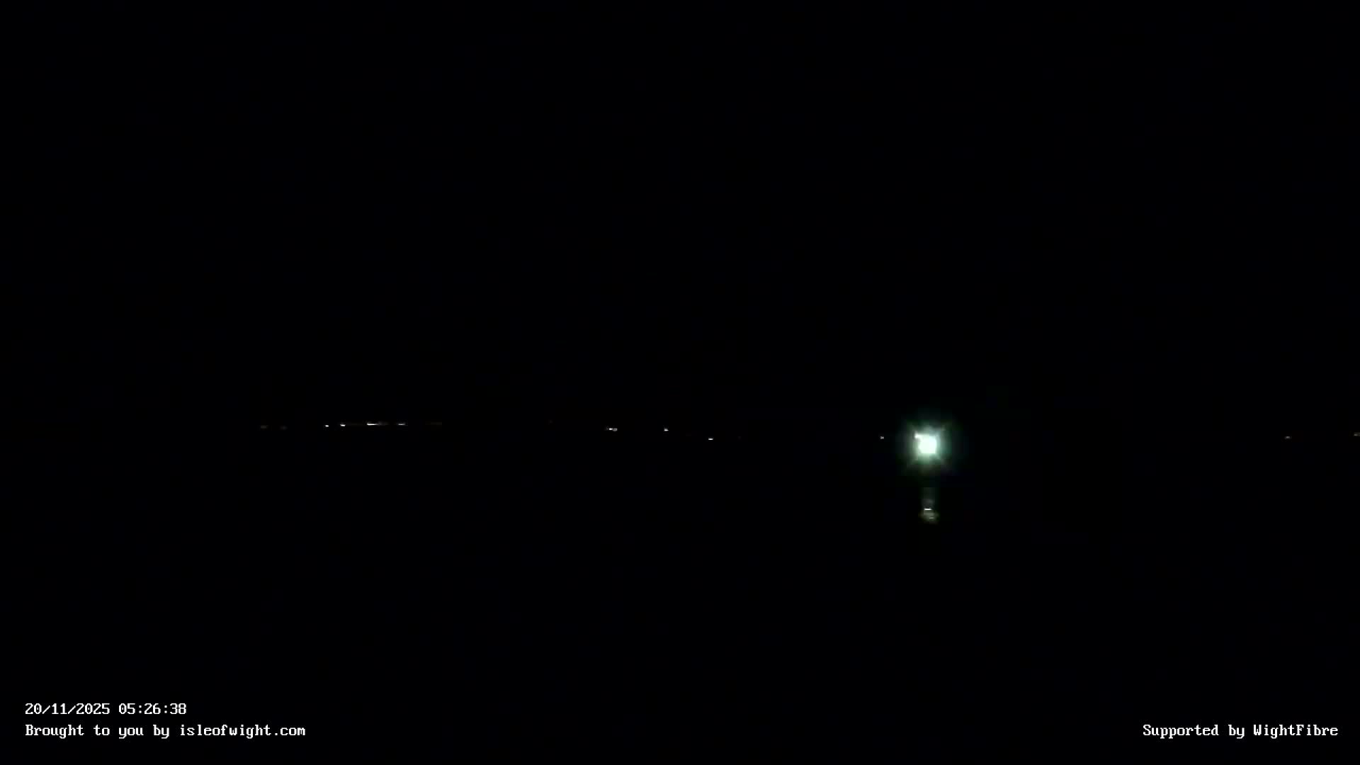 Freshwater, Colwell Bay, Hurst Castle & Hurst Point Lighthouse Live Cam - Freshwater, Isle of Wight, South East, England, United Kingdom