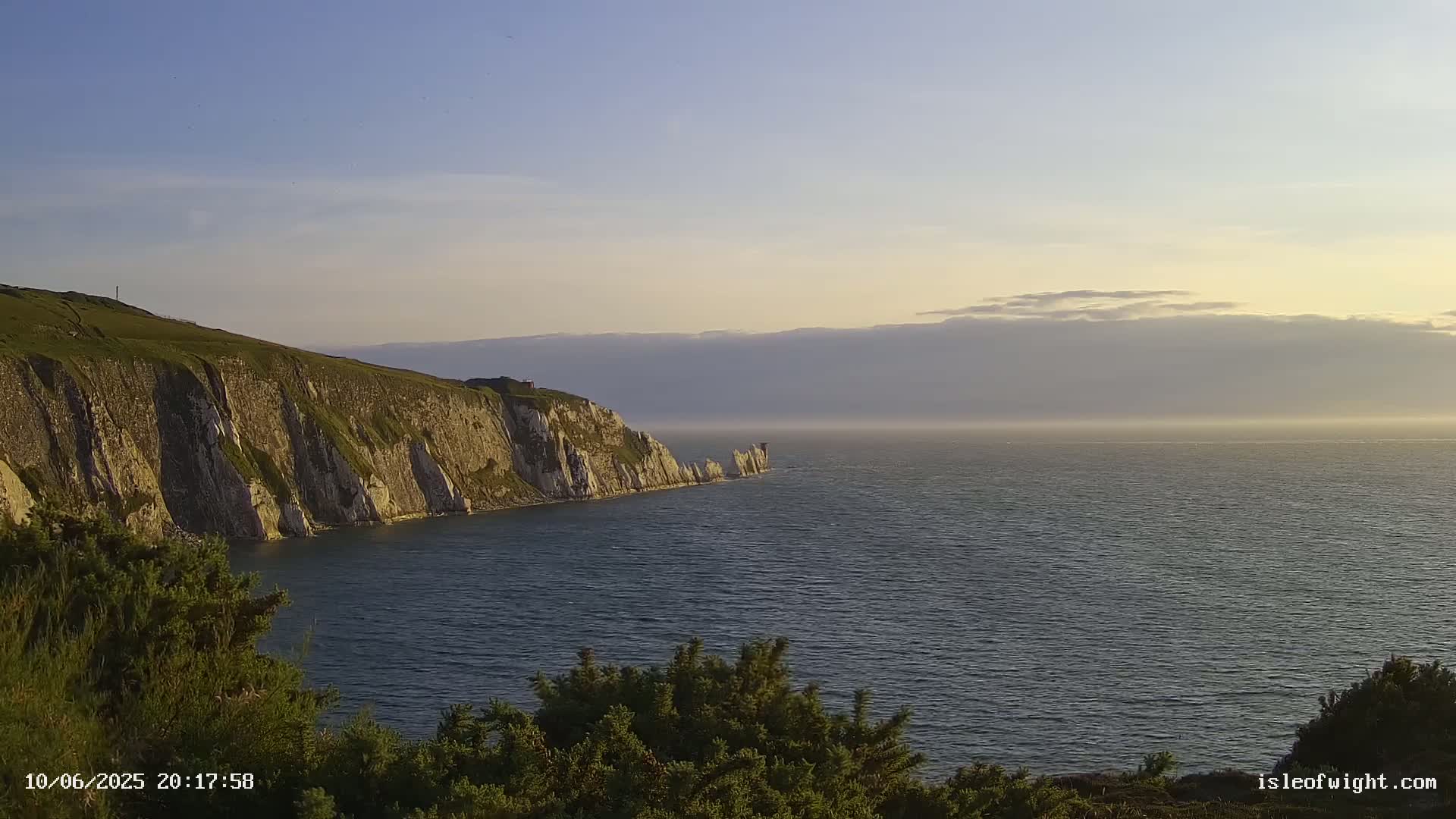 Totland, Alum Bay Needles Isle Of Wight's Live Cam -Freswater, Isle of Wight, South East, England, United Kingdom