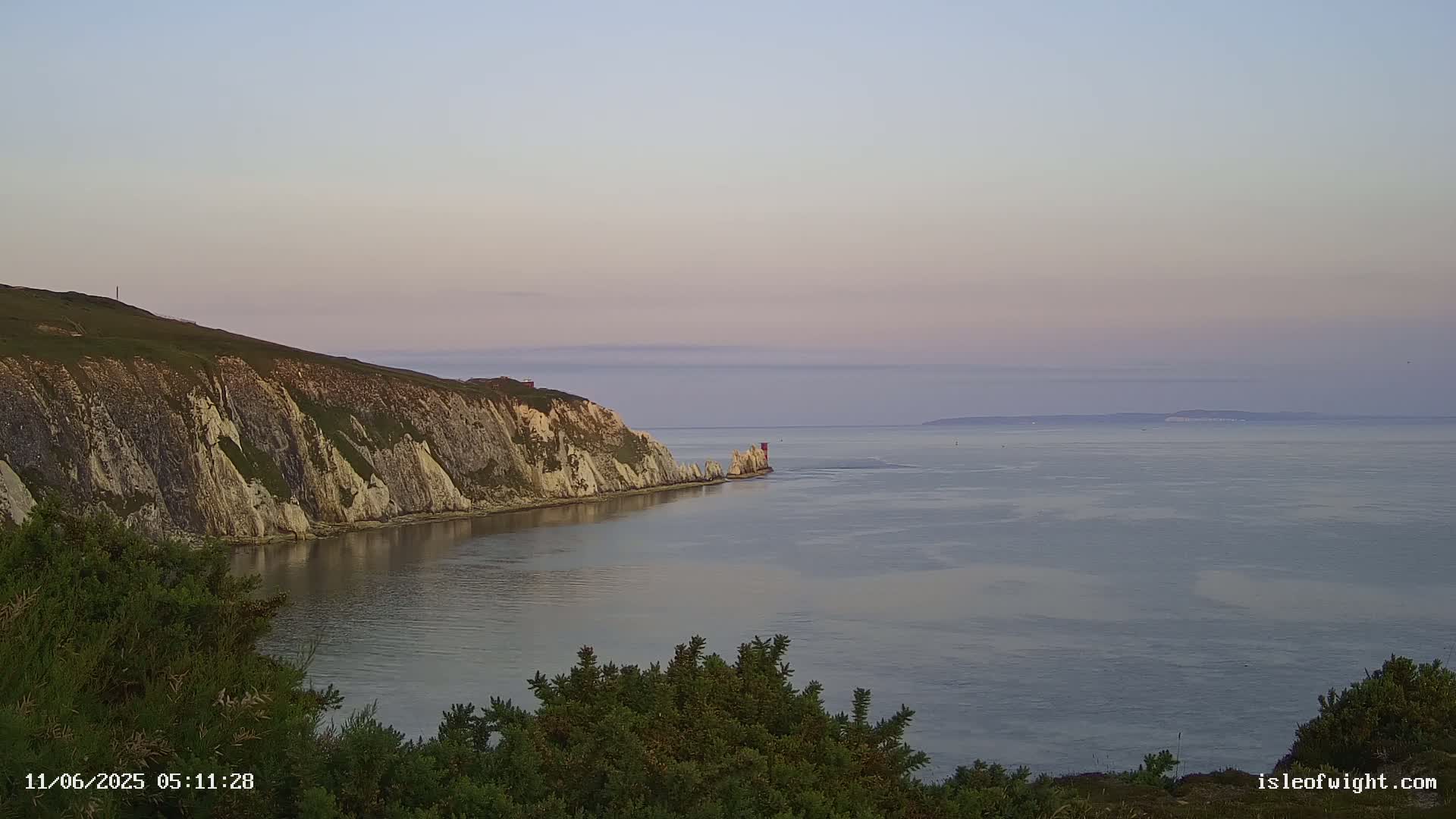 Totland, Alum Bay Needles Isle Of Wight's Live Cam -Freswater, Isle of Wight, South East, England, United Kingdom