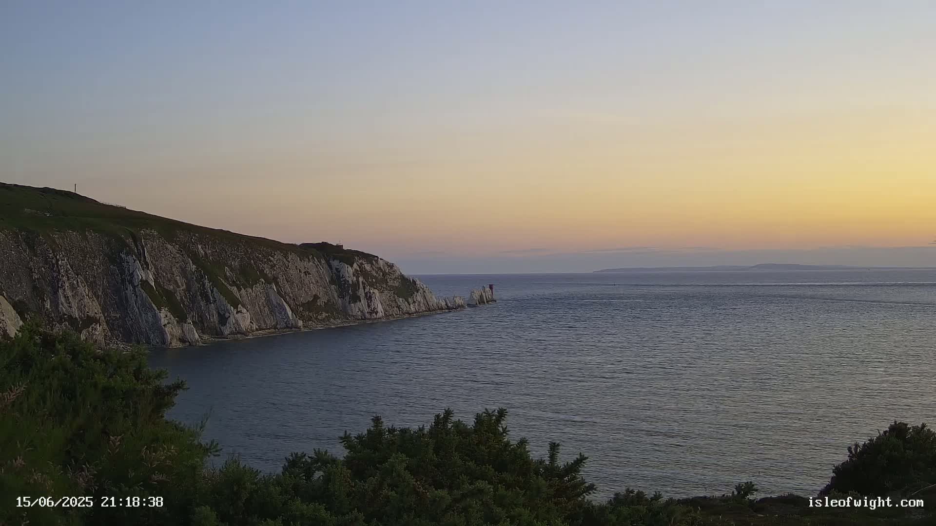 Totland, Alum Bay Needles Isle Of Wight's Live Cam -Freswater, Isle of Wight, South East, England, United Kingdom