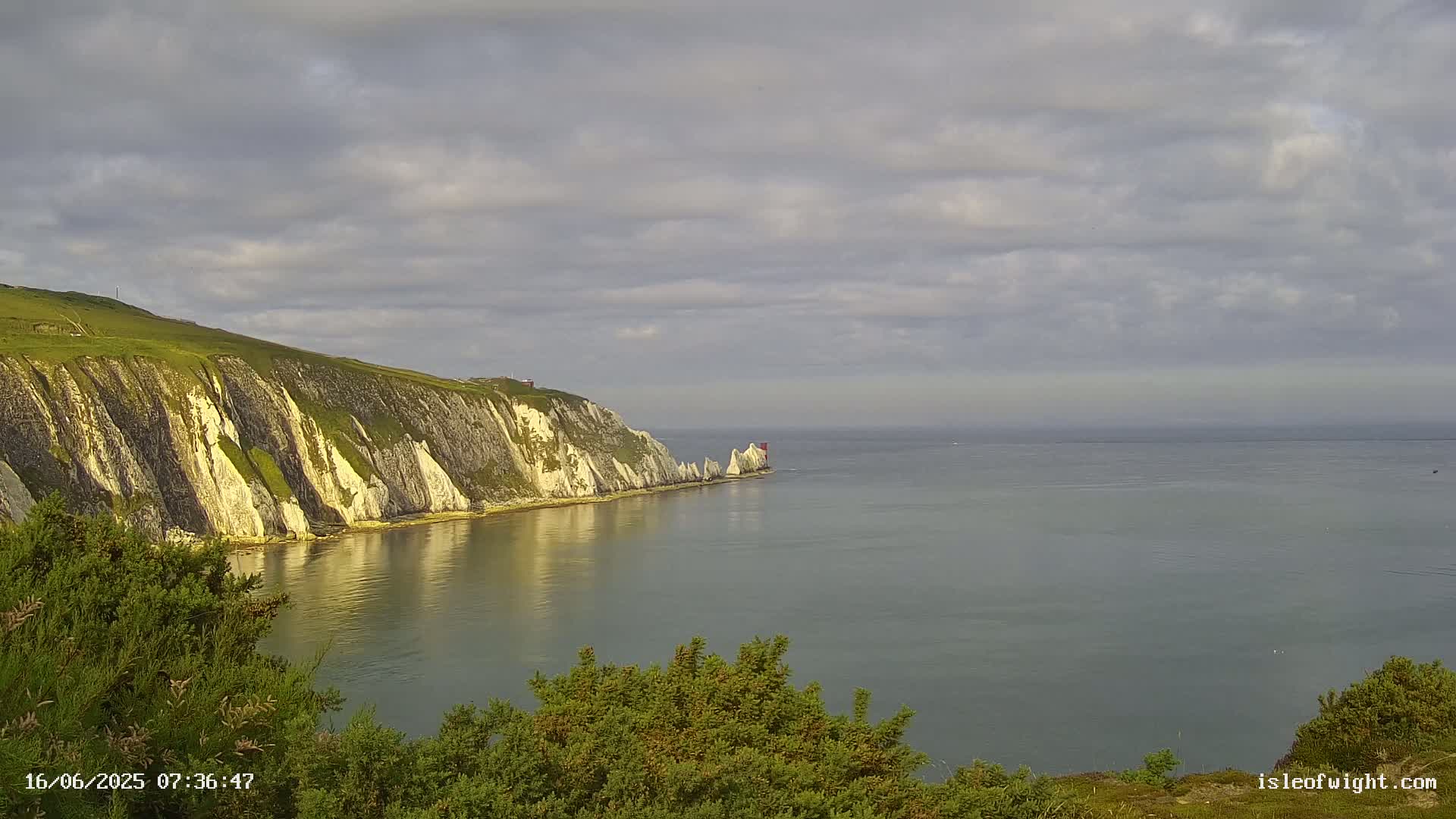 Totland, Alum Bay Needles Isle Of Wight's Live Cam -Freswater, Isle of Wight, South East, England, United Kingdom