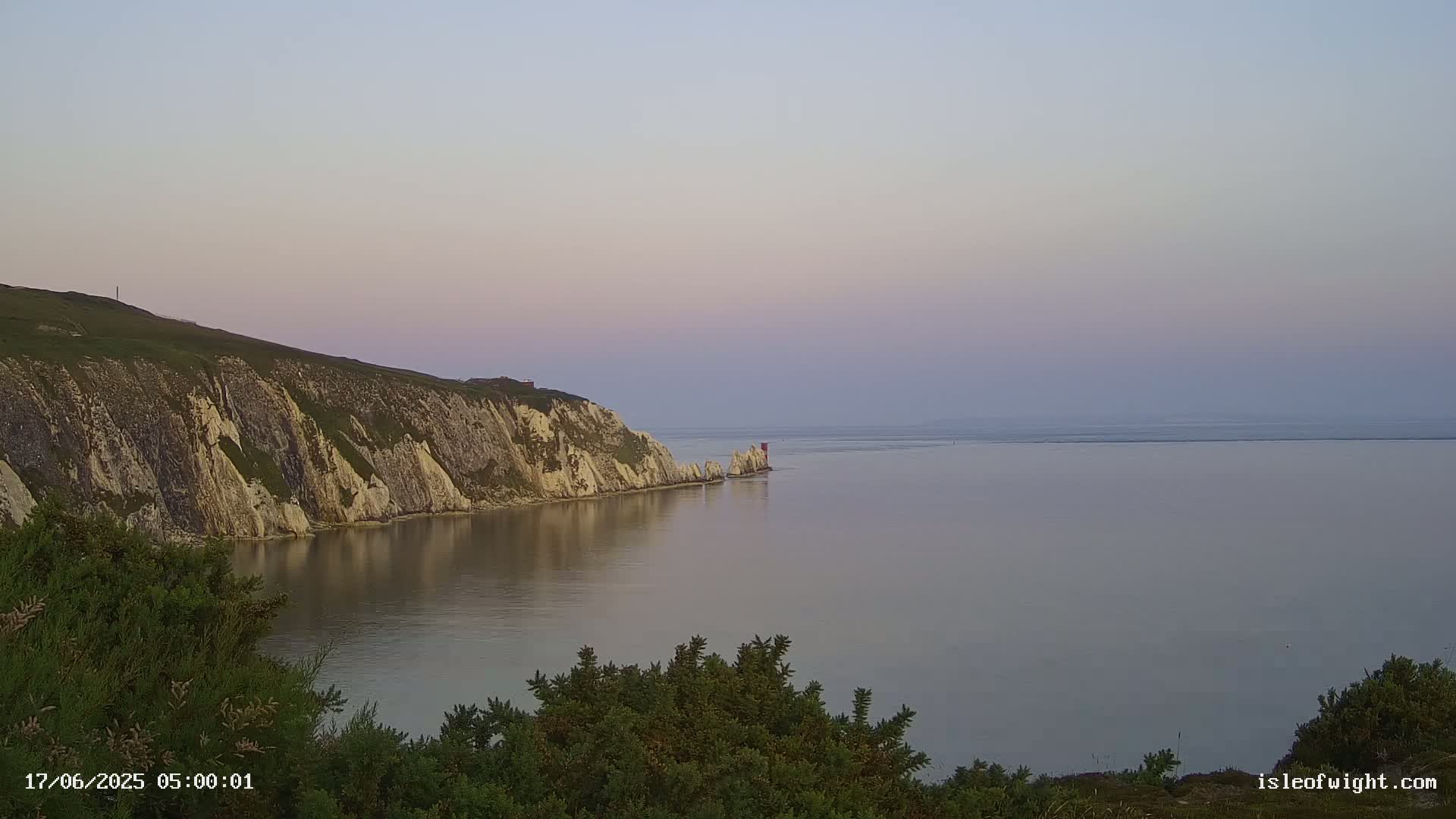 Totland, Alum Bay Needles Isle Of Wight's Live Cam -Freswater, Isle of Wight, South East, England, United Kingdom