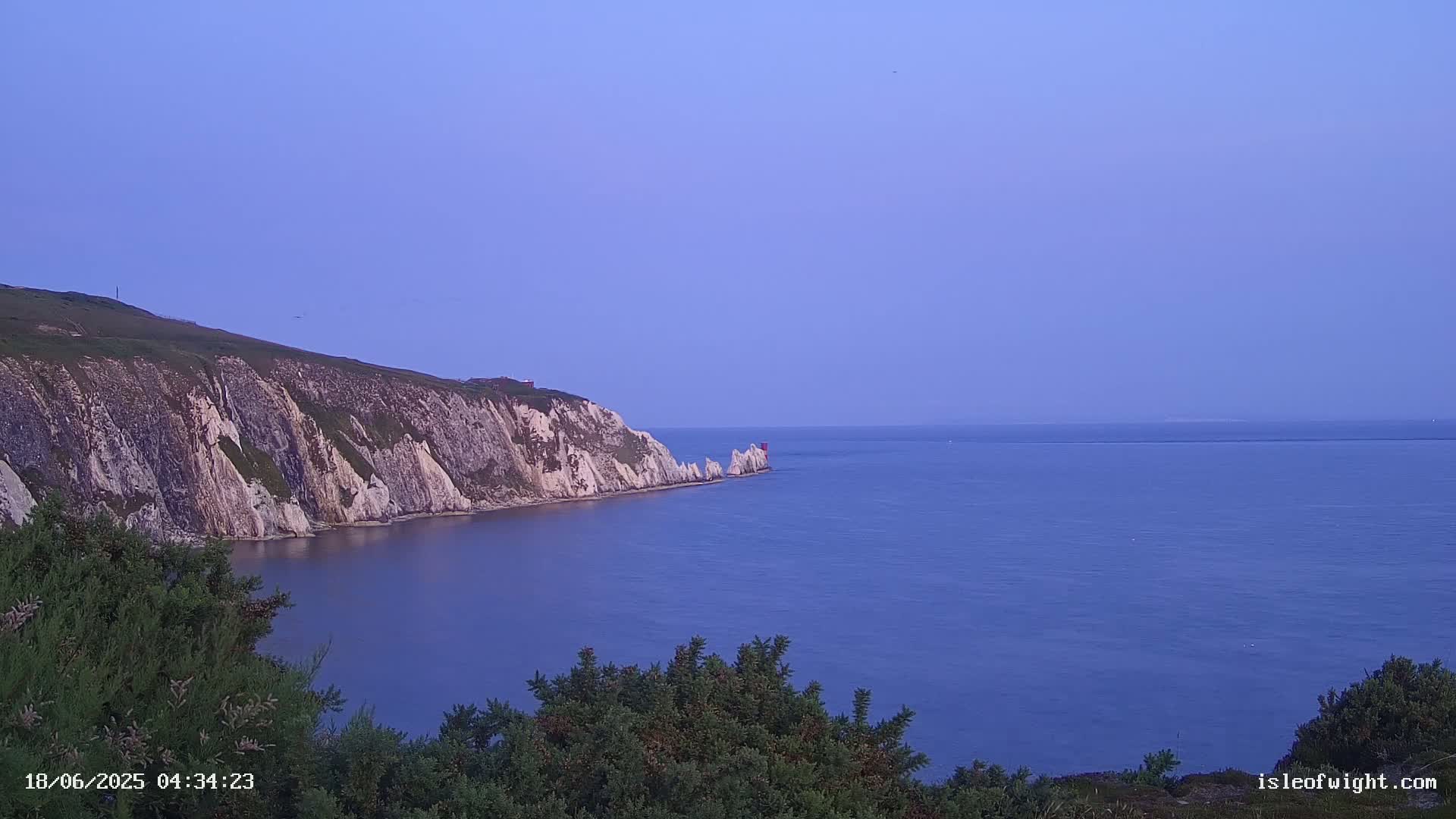 Totland, Alum Bay Needles Isle Of Wight's Live Cam -Freswater, Isle of Wight, South East, England, United Kingdom