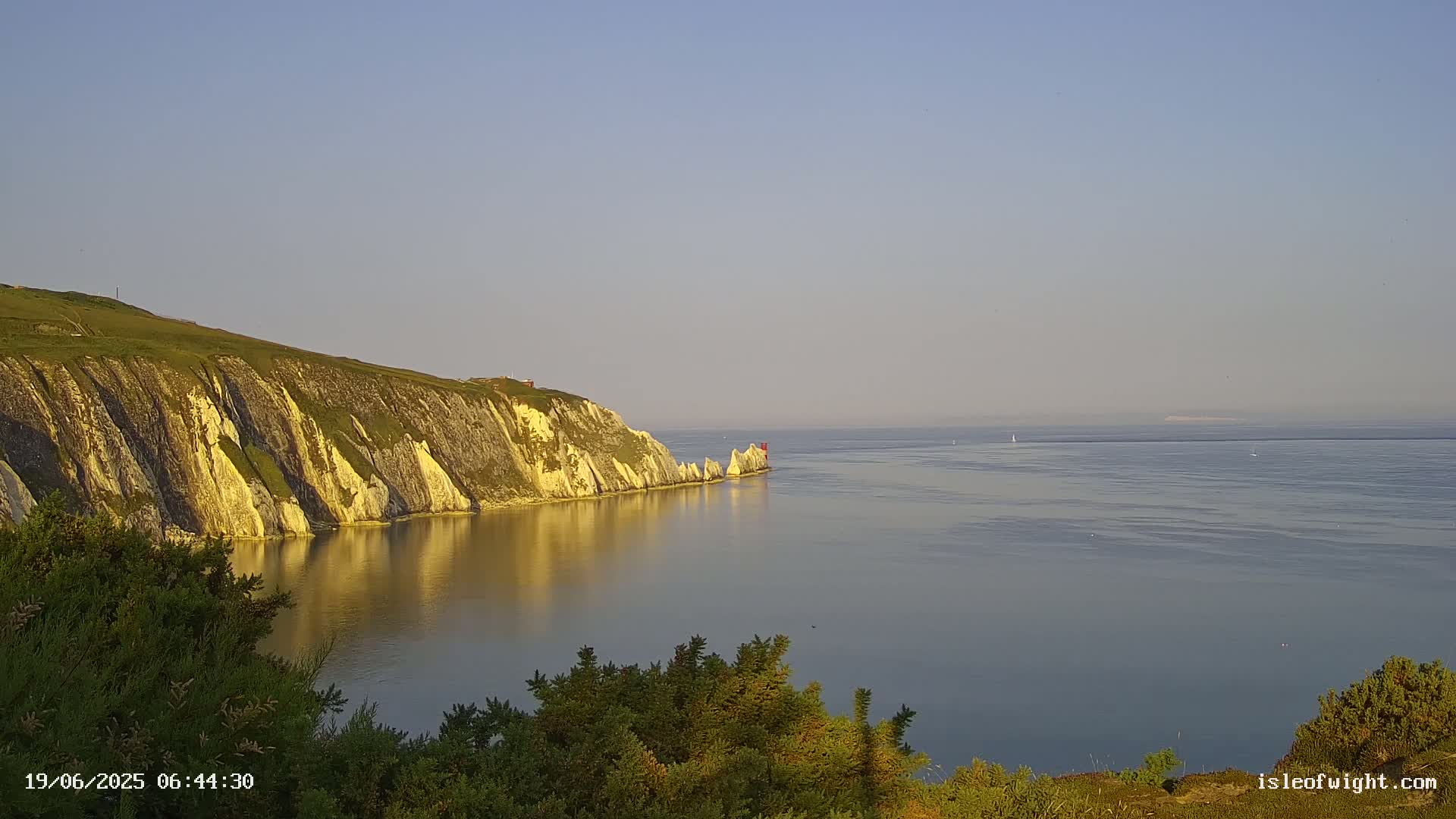 Totland, Alum Bay Needles Isle Of Wight's Live Cam -Freswater, Isle of Wight, South East, England, United Kingdom