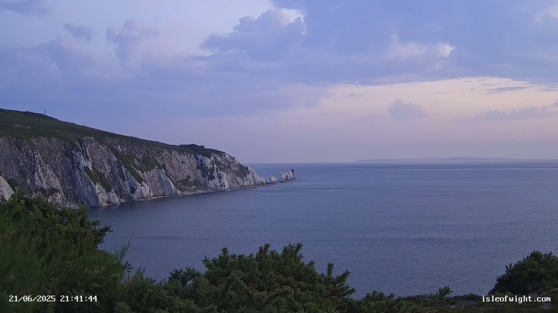 Totland, Alum Bay Needles Isle Of Wight's Live Cam -Freswater, Isle of Wight, South East, England, United Kingdom