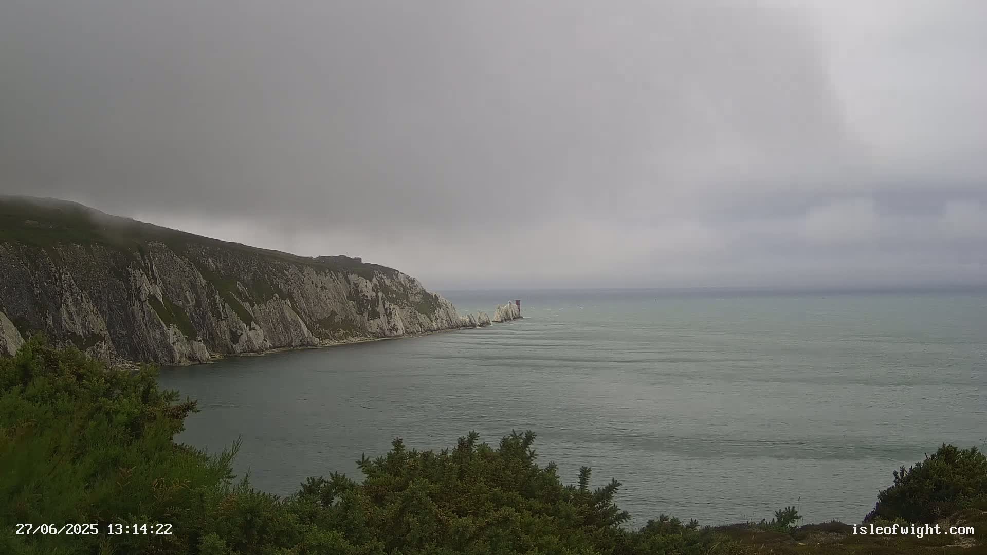 Totland, Alum Bay Needles Isle Of Wight's Live Cam -Freswater, Isle of Wight, South East, England, United Kingdom