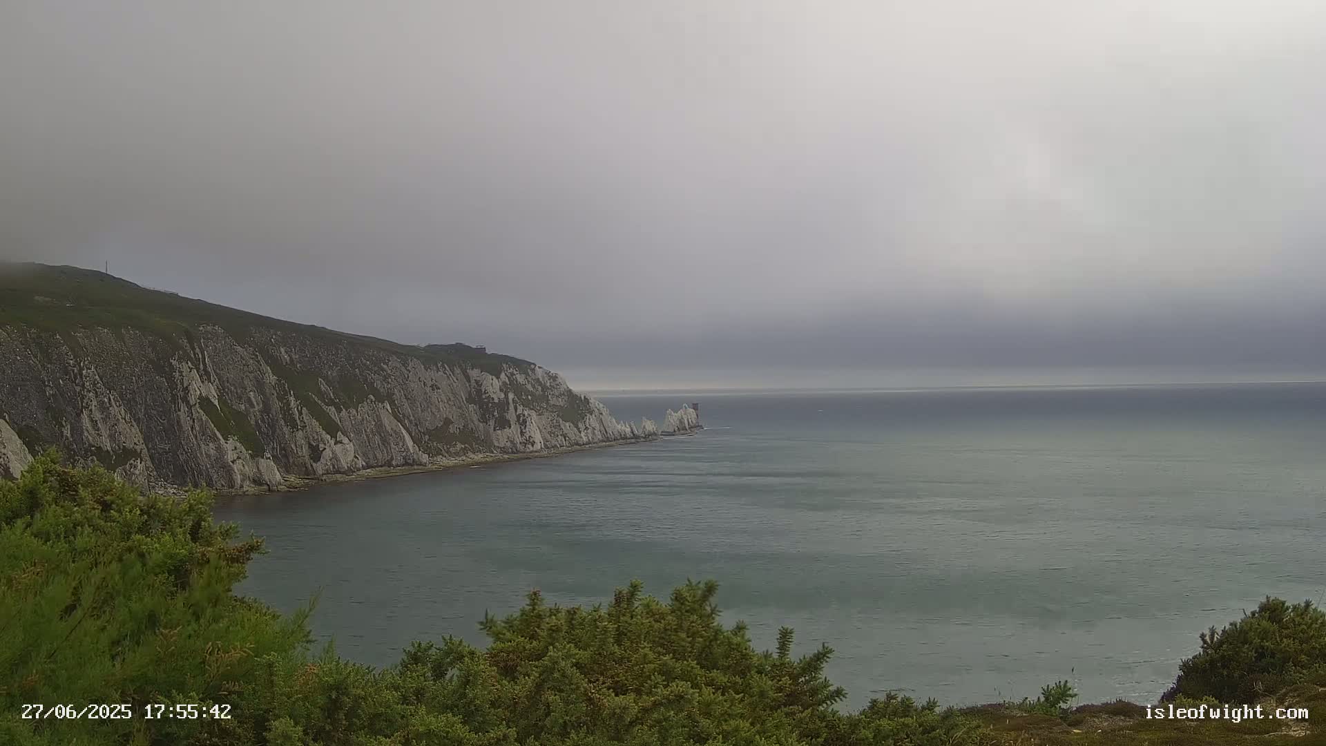Totland, Alum Bay Needles Isle Of Wight's Live Cam -Freswater, Isle of Wight, South East, England, United Kingdom