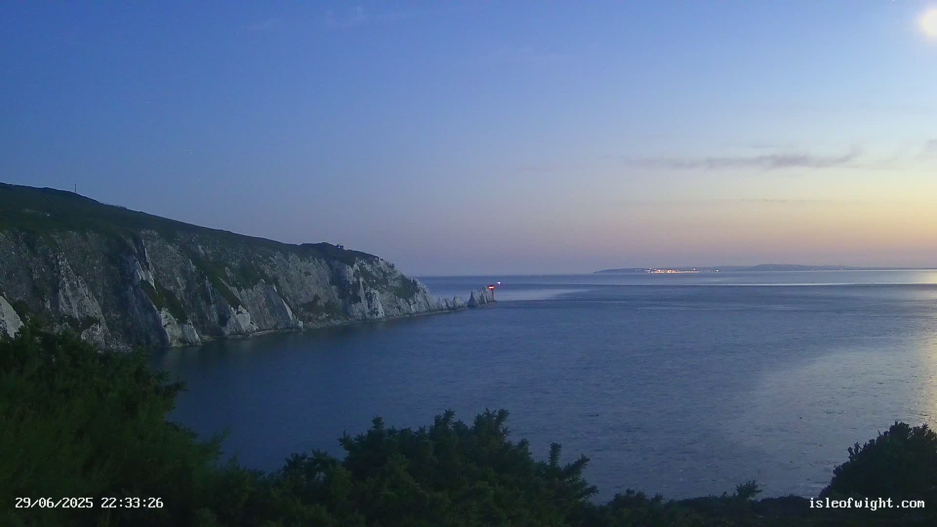 Totland, Alum Bay Needles Isle Of Wight's Live Cam -Freswater, Isle of Wight, South East, England, United Kingdom
