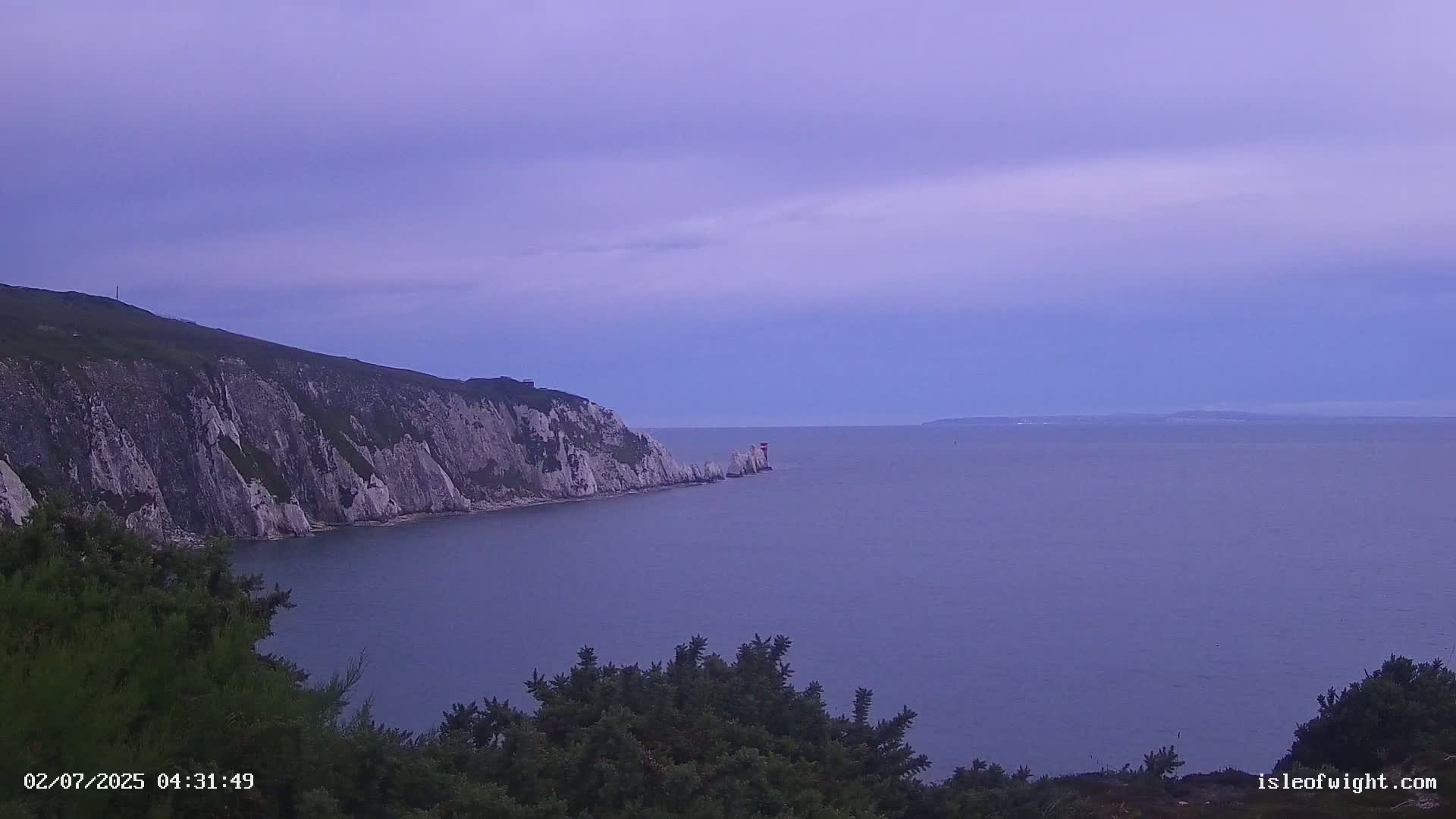Totland, Alum Bay Needles Isle Of Wight's Live Cam -Freswater, Isle of Wight, South East, England, United Kingdom