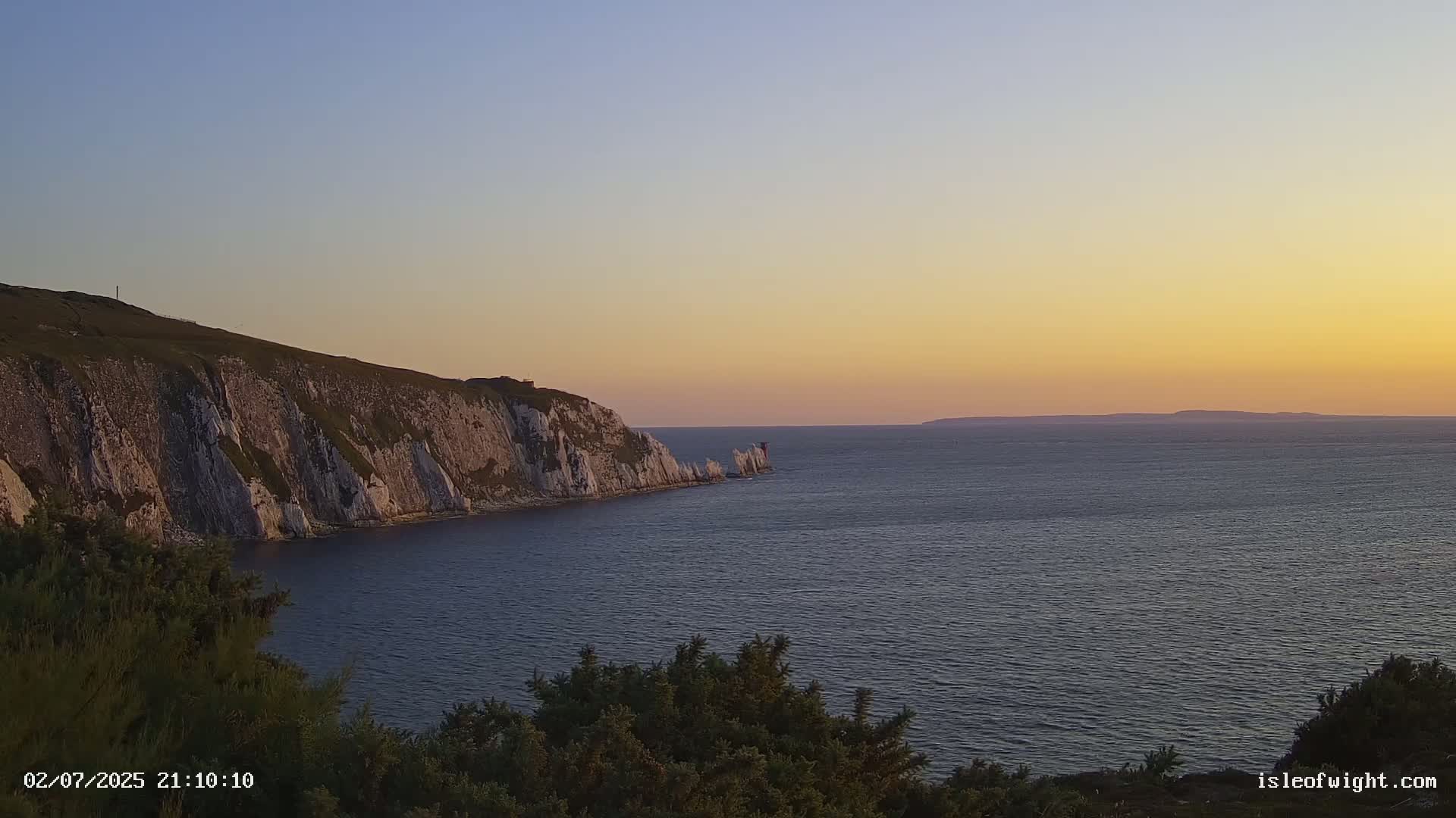 Totland, Alum Bay Needles Isle Of Wight's Live Cam -Freswater, Isle of Wight, South East, England, United Kingdom