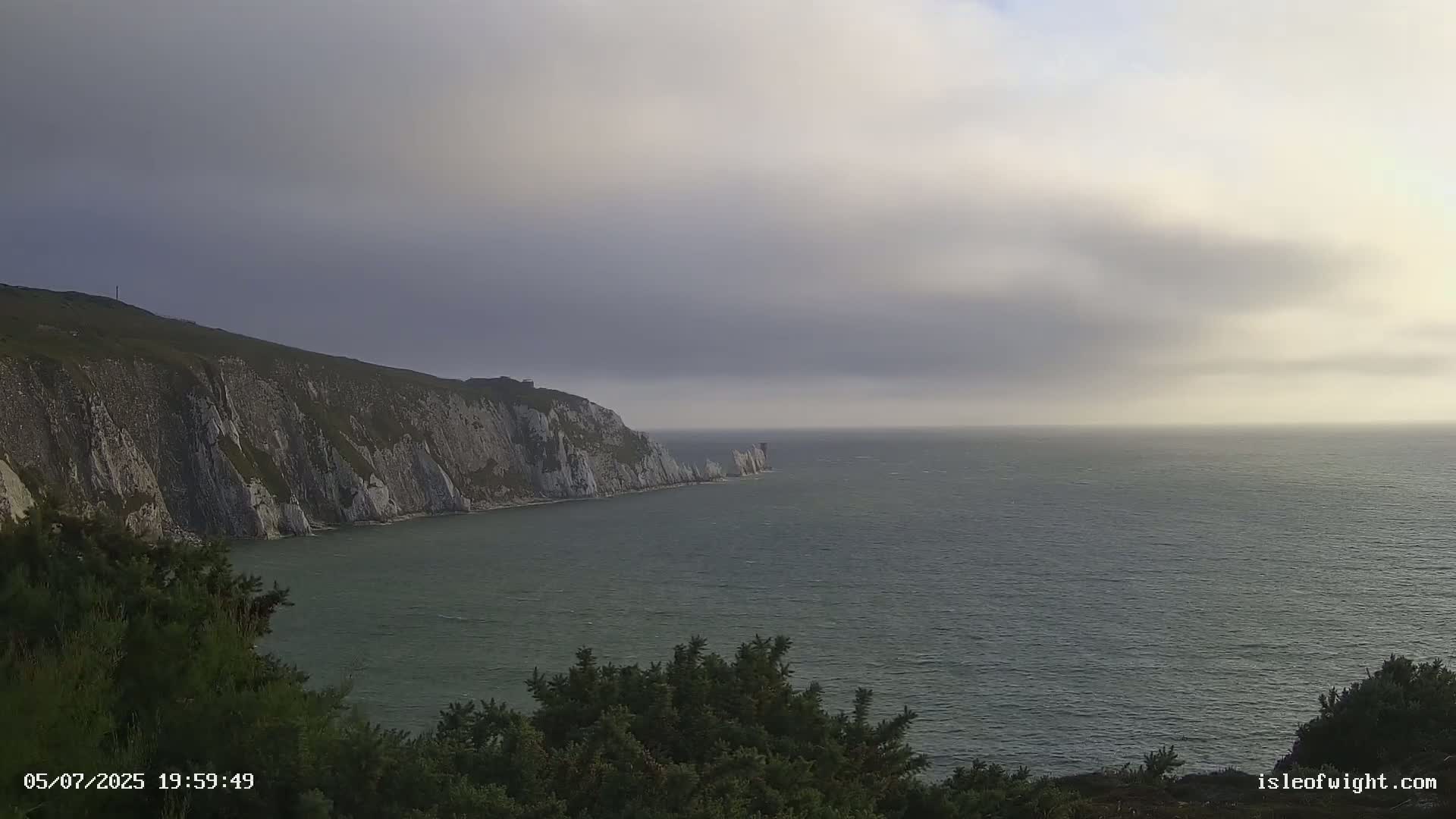 Totland, Alum Bay Needles Isle Of Wight's Live Cam -Freswater, Isle of Wight, South East, England, United Kingdom