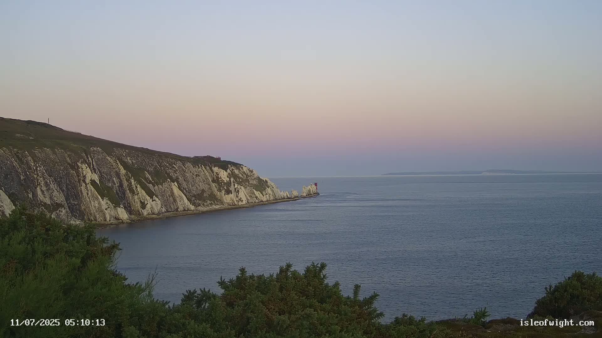 Totland, Alum Bay Needles Isle Of Wight's Live Cam -Freswater, Isle of Wight, South East, England, United Kingdom