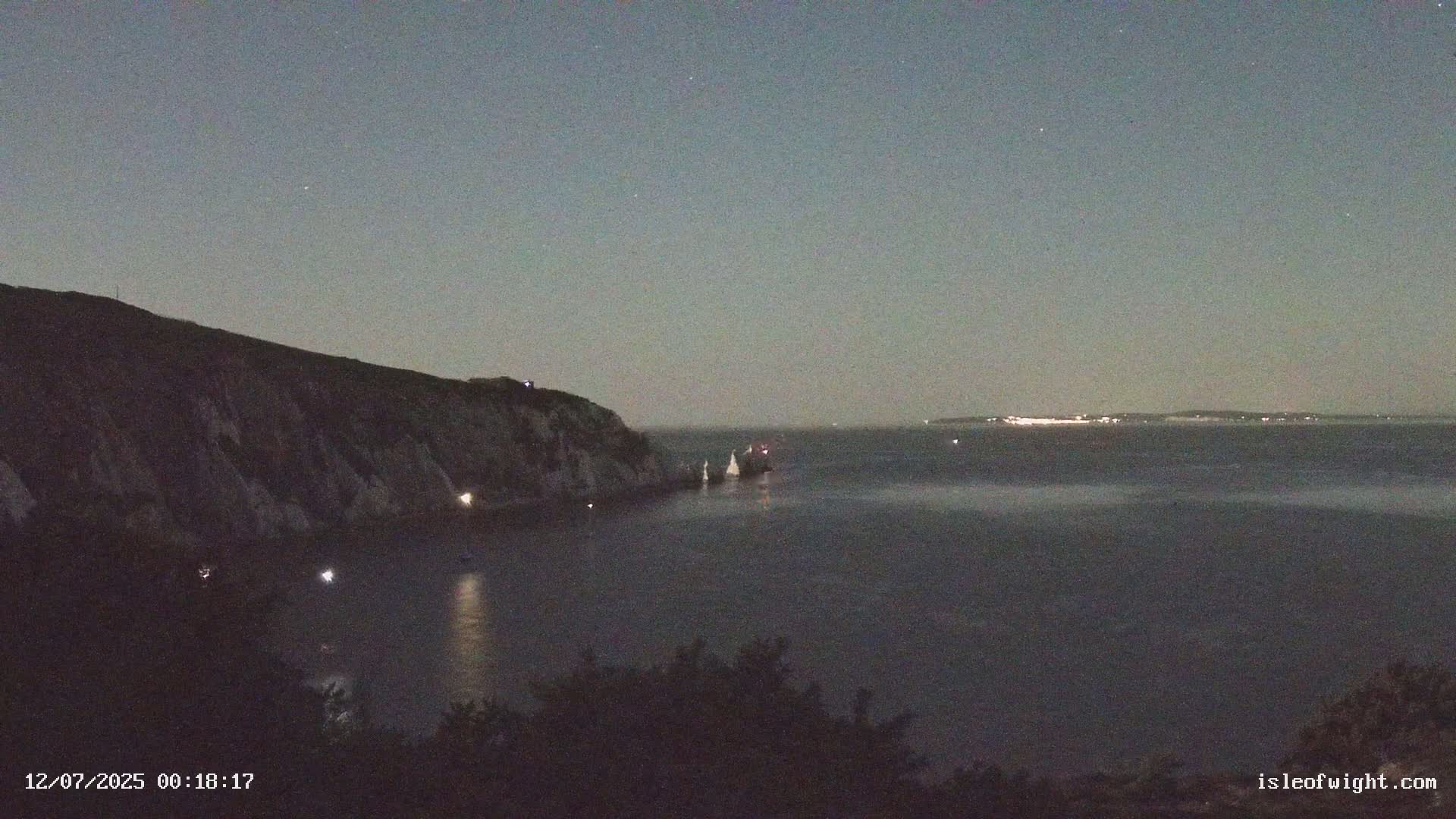 Totland, Alum Bay Needles Isle Of Wight's Live Cam -Freswater, Isle of Wight, South East, England, United Kingdom