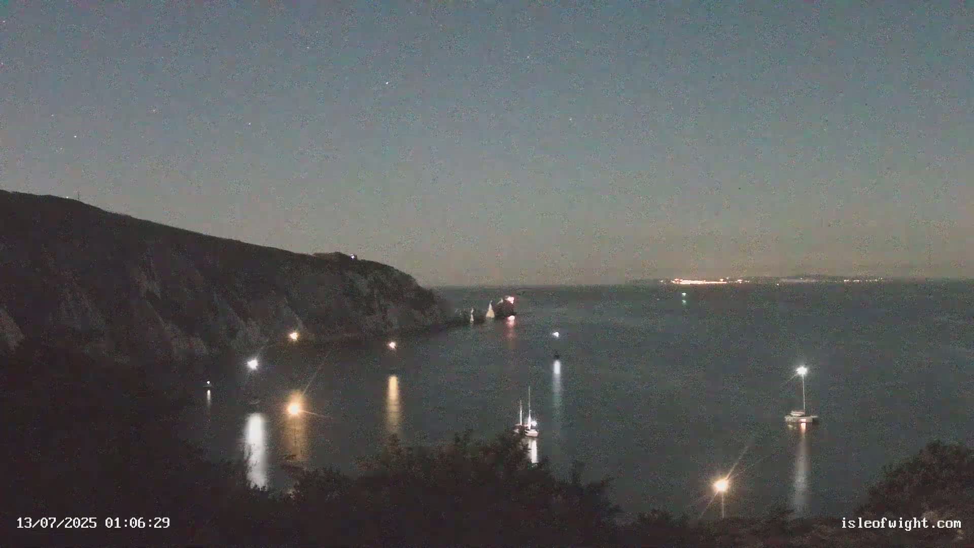 Totland, Alum Bay Needles Isle Of Wight's Live Cam -Freswater, Isle of Wight, South East, England, United Kingdom