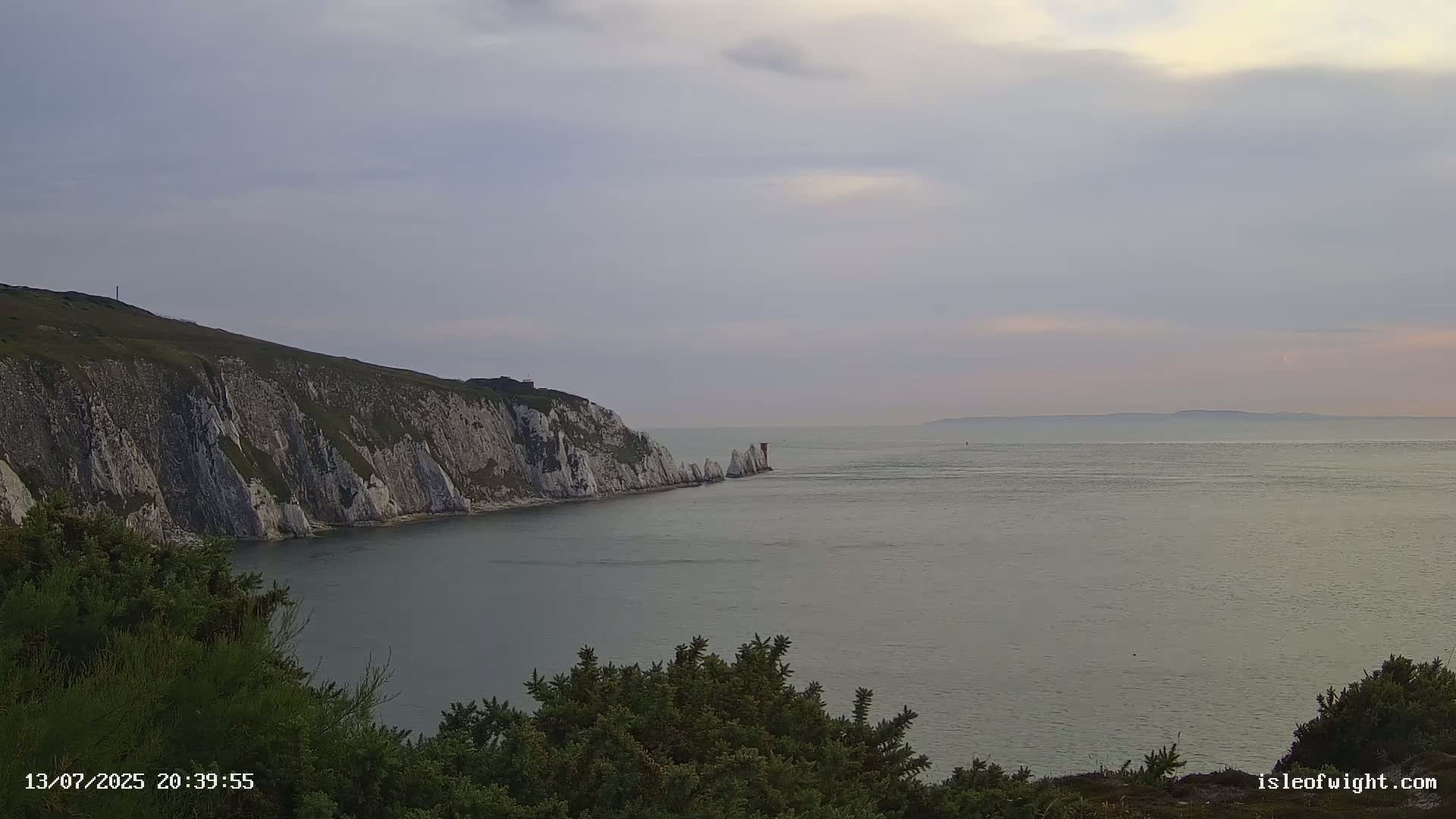 Totland, Alum Bay Needles Isle Of Wight's Live Cam -Freswater, Isle of Wight, South East, England, United Kingdom