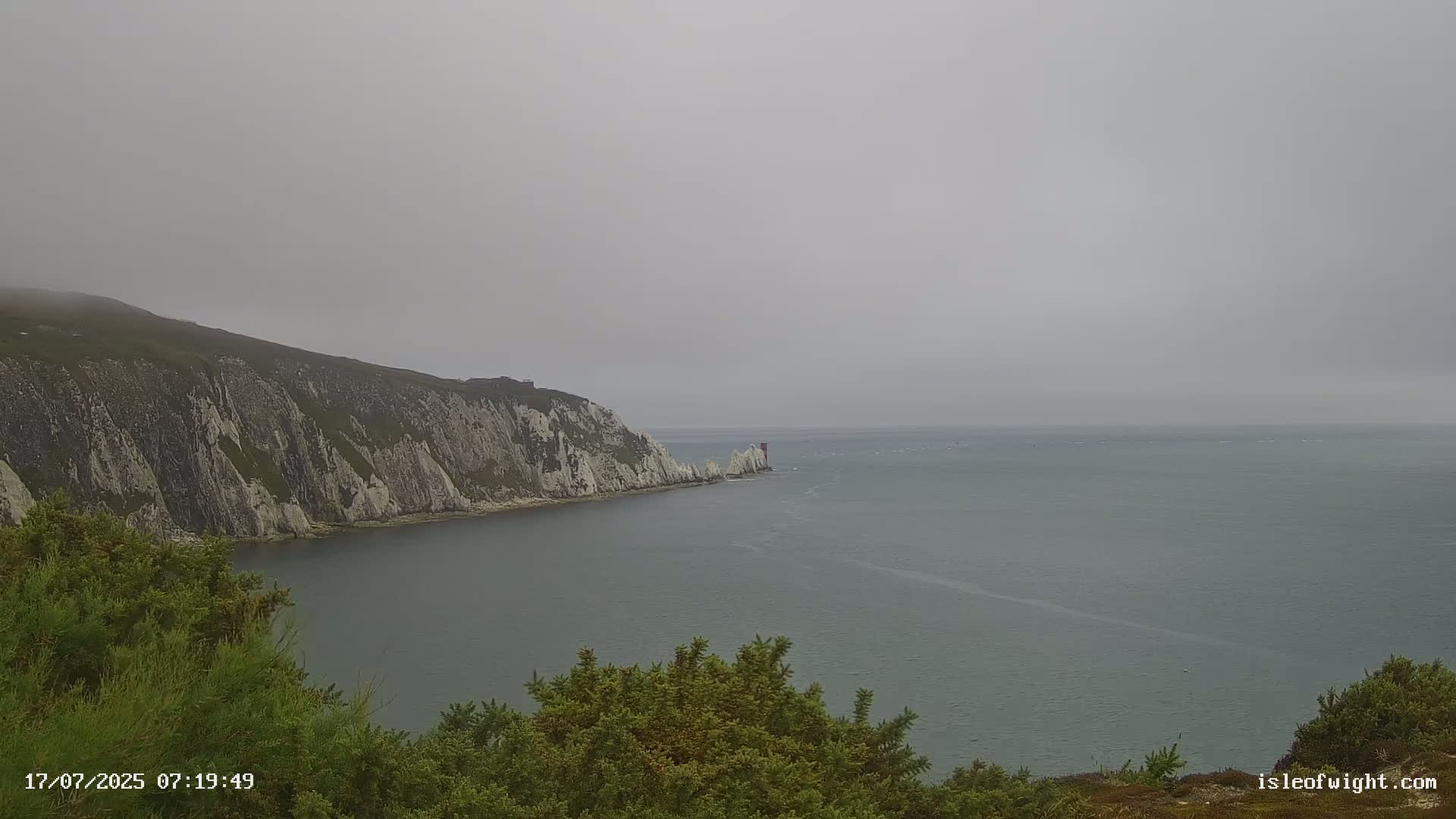 Totland, Alum Bay Needles Isle Of Wight's Live Cam -Freswater, Isle of Wight, South East, England, United Kingdom