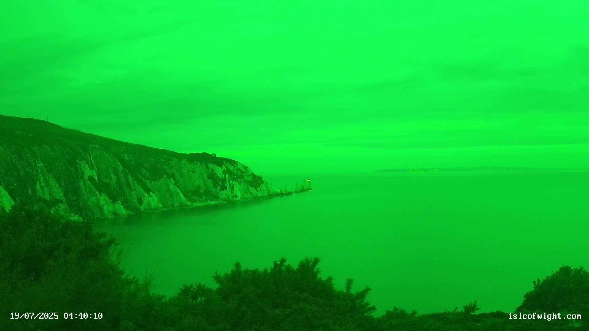 Totland, Alum Bay Needles Isle Of Wight's Live Cam -Freswater, Isle of Wight, South East, England, United Kingdom