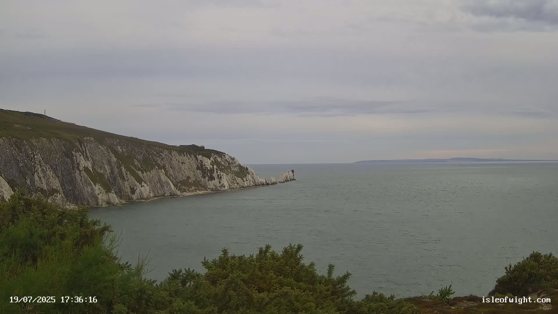 Totland, Alum Bay Needles Isle Of Wight's Live Cam -Freswater, Isle of Wight, South East, England, United Kingdom