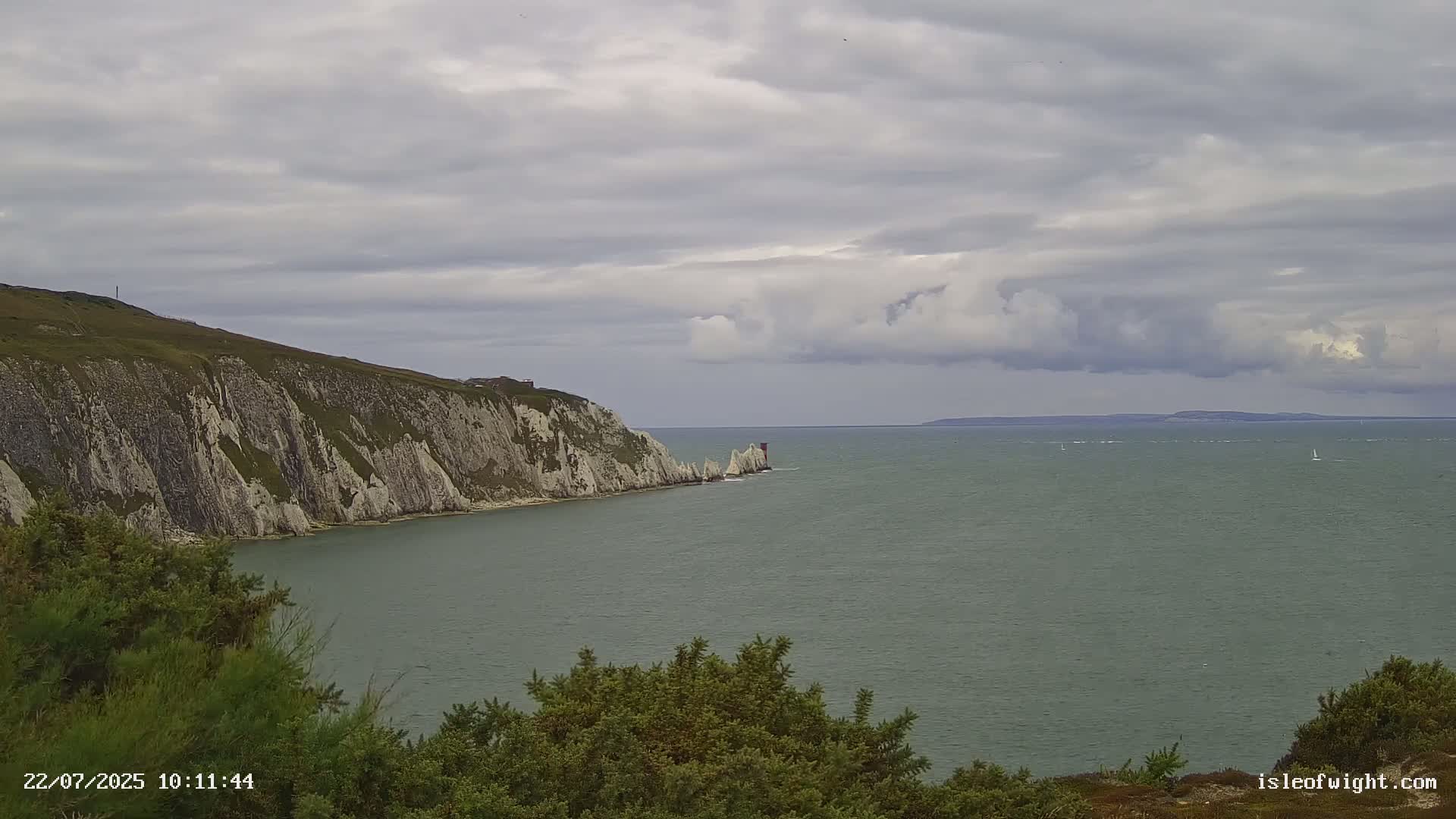 Totland, Alum Bay Needles Isle Of Wight's Live Cam -Freswater, Isle of Wight, South East, England, United Kingdom