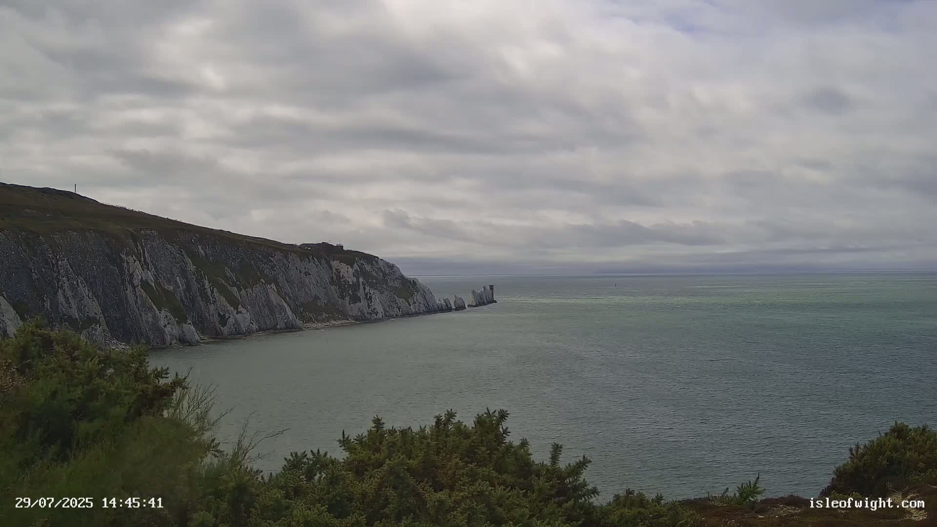 Totland, Alum Bay Needles Isle Of Wight's Live Cam -Freswater, Isle of Wight, South East, England, United Kingdom