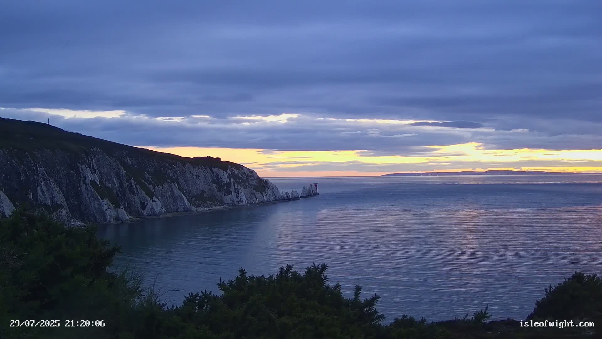 Totland, Alum Bay Needles Isle Of Wight's Live Cam -Freswater, Isle of Wight, South East, England, United Kingdom