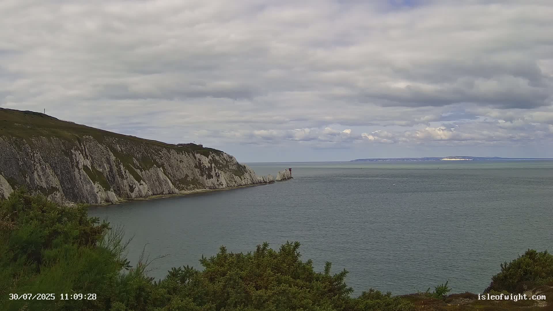 Totland, Alum Bay Needles Isle Of Wight's Live Cam -Freswater, Isle of Wight, South East, England, United Kingdom