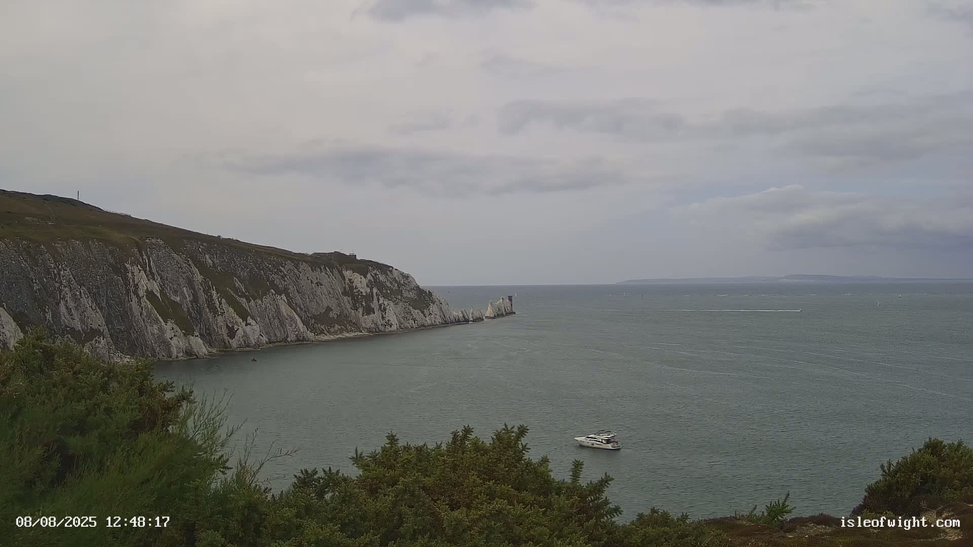 Totland, Alum Bay Needles Isle Of Wight's Live Cam -Freswater, Isle of Wight, South East, England, United Kingdom