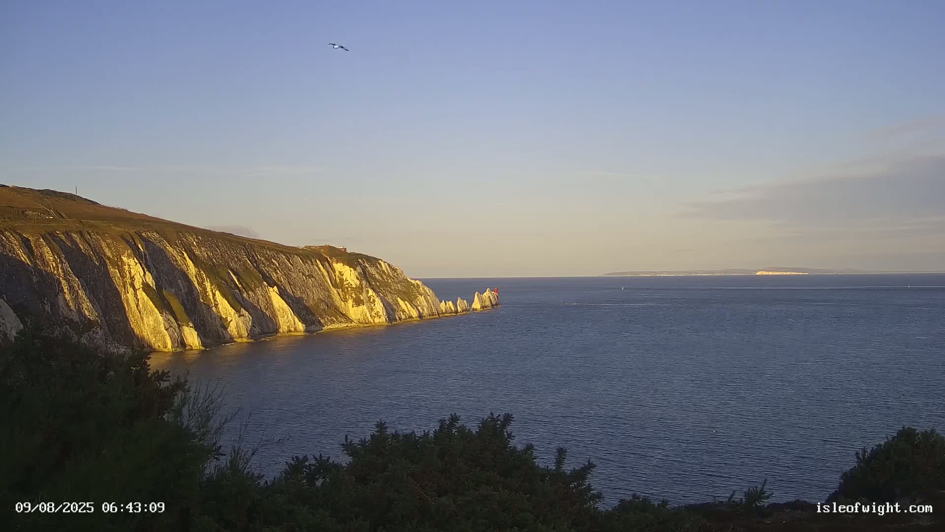 Totland, Alum Bay Needles Isle Of Wight's Live Cam -Freswater, Isle of Wight, South East, England, United Kingdom