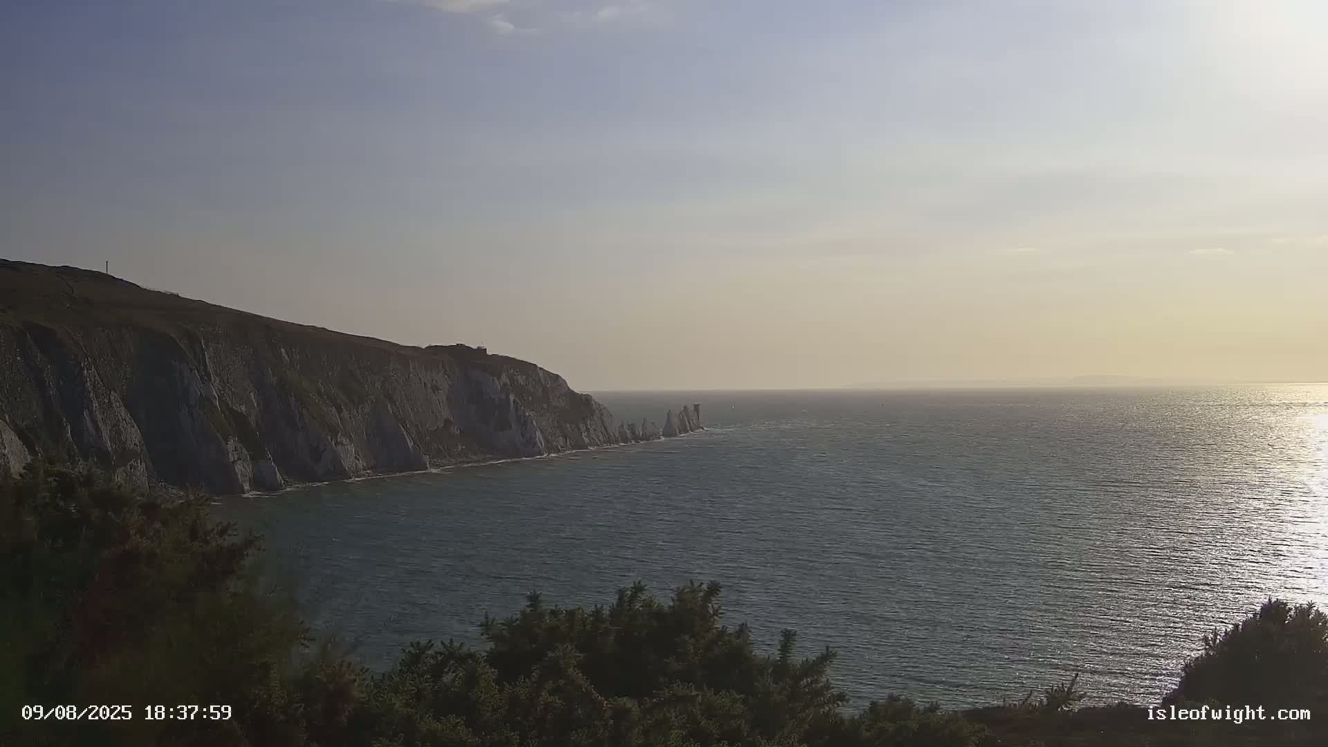 Totland, Alum Bay Needles Isle Of Wight's Live Cam -Freswater, Isle of Wight, South East, England, United Kingdom