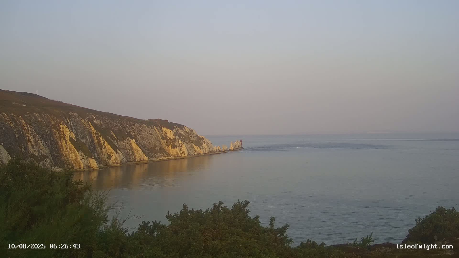 Totland, Alum Bay Needles Isle Of Wight's Live Cam -Freswater, Isle of Wight, South East, England, United Kingdom