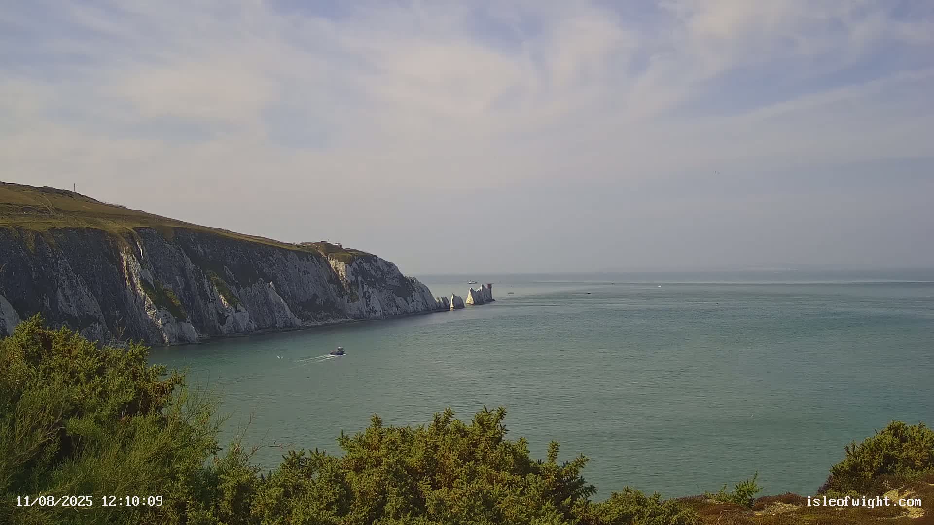 Totland, Alum Bay Needles Isle Of Wight's Live Cam -Freswater, Isle of Wight, South East, England, United Kingdom