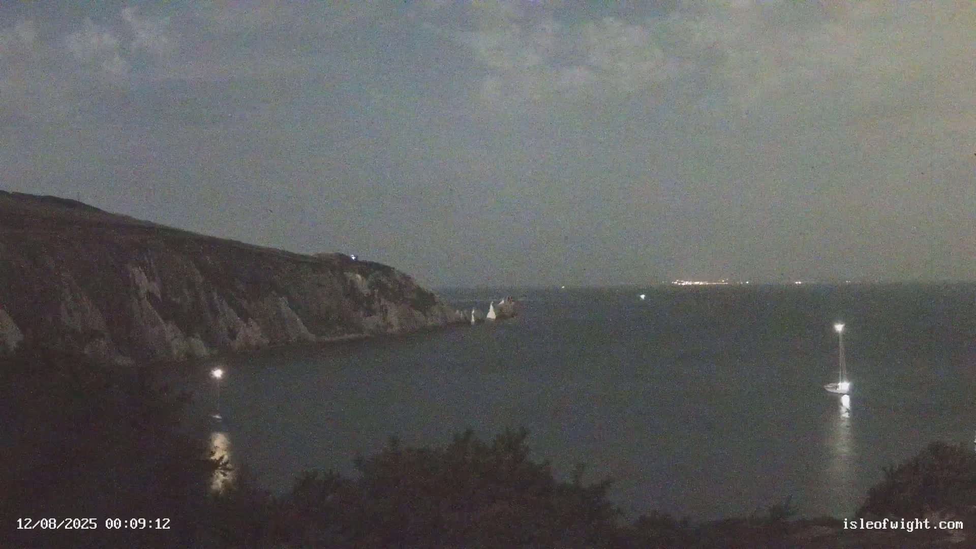 Totland, Alum Bay Needles Isle Of Wight's Live Cam -Freswater, Isle of Wight, South East, England, United Kingdom