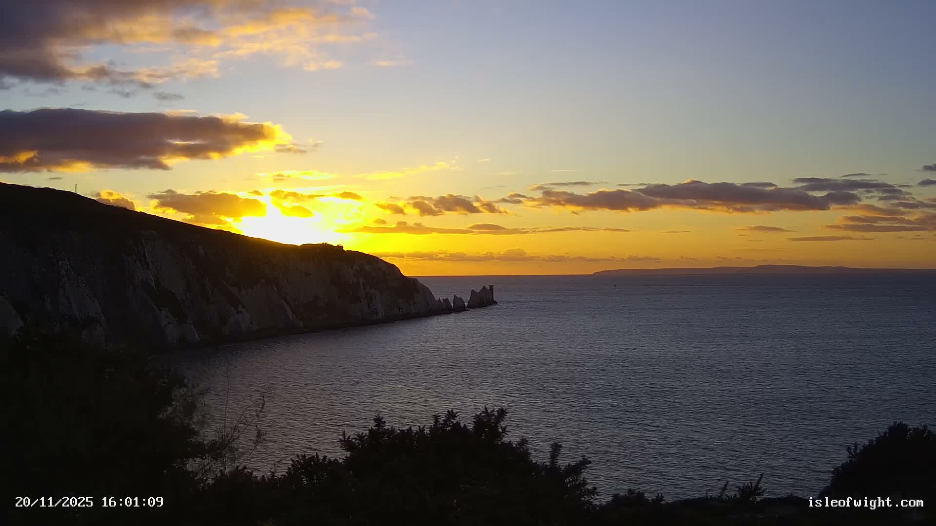 Totland, Alum Bay Needles Isle Of Wight's Live Cam -Freswater, Isle of Wight, South East, England, United Kingdom