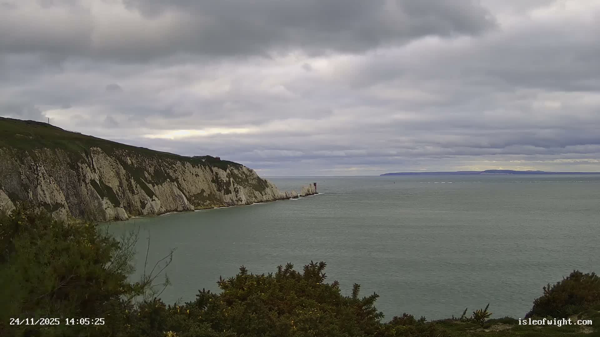 Totland, Alum Bay Needles Isle Of Wight's Live Cam -Freswater, Isle of Wight, South East, England, United Kingdom