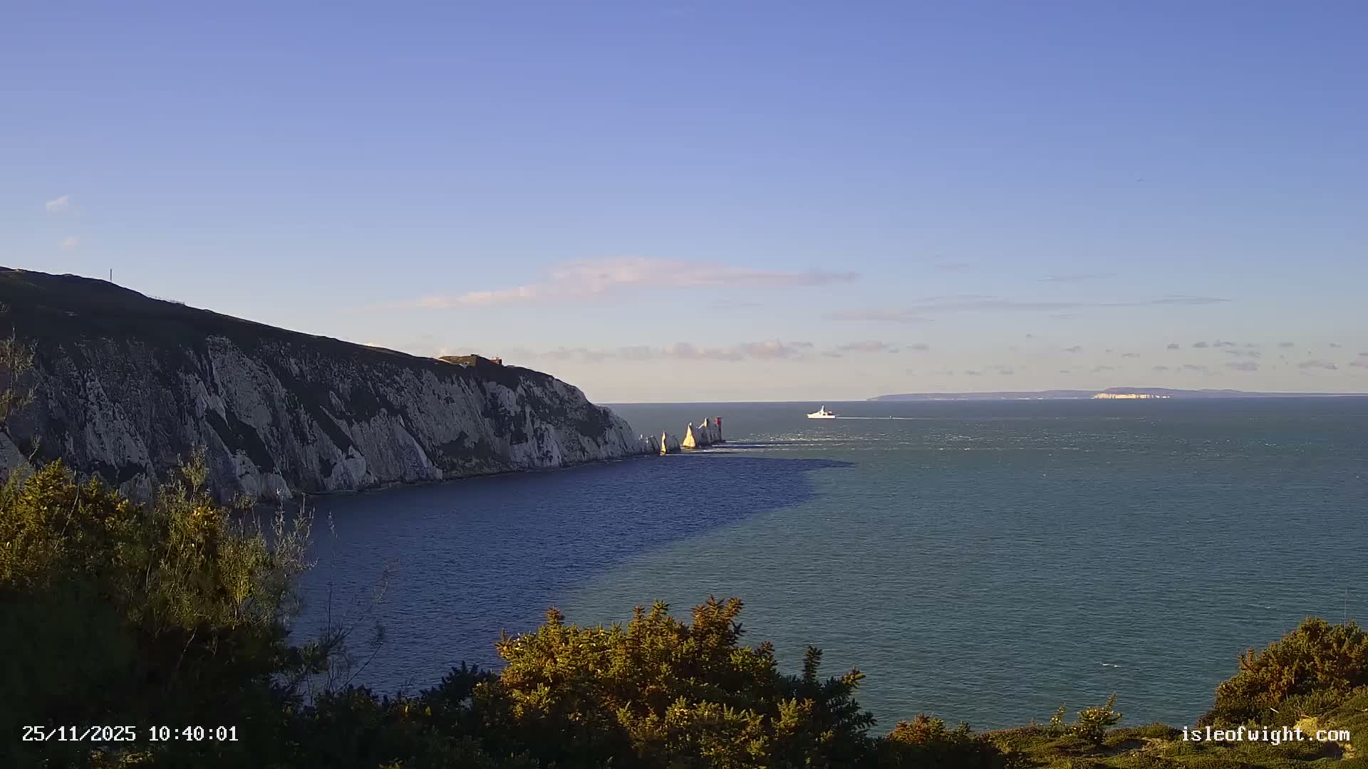 Totland, Alum Bay Needles Isle Of Wight's Live Cam -Freswater, Isle of Wight, South East, England, United Kingdom