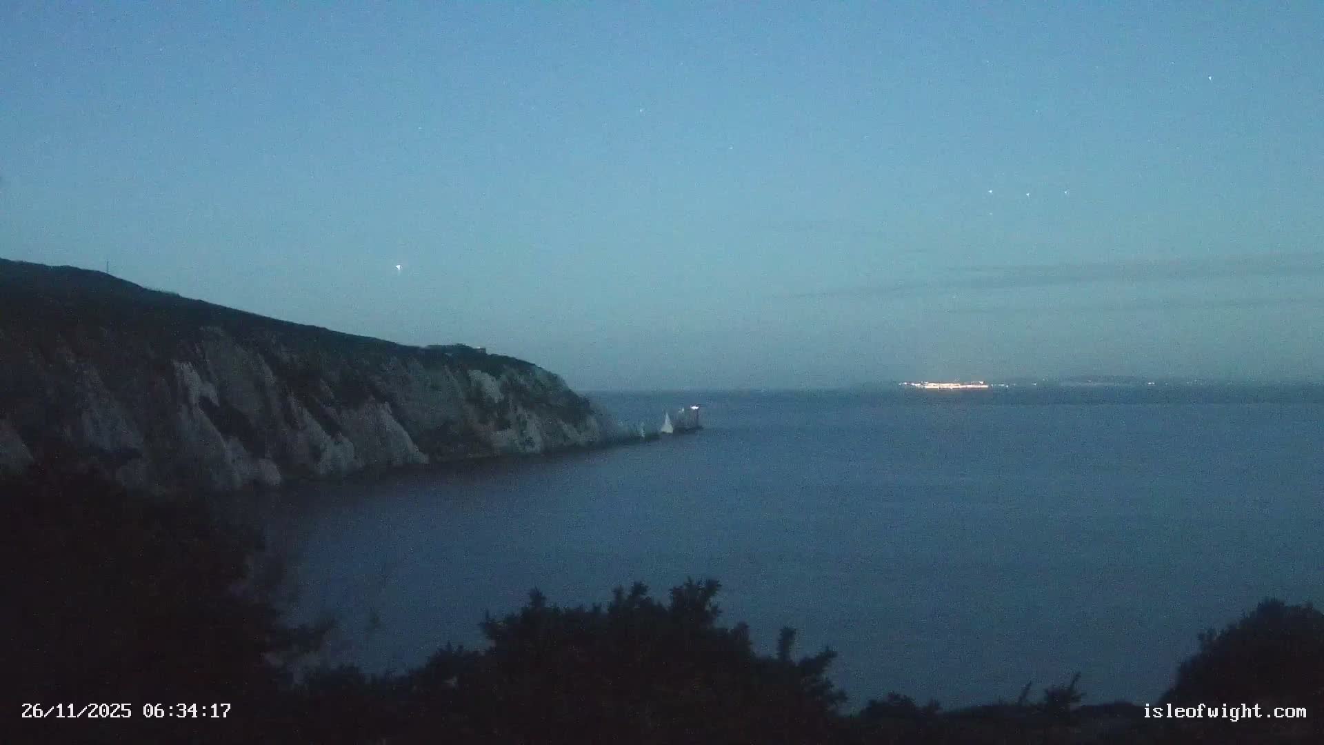 Totland, Alum Bay Needles Isle Of Wight's Live Cam -Freswater, Isle of Wight, South East, England, United Kingdom