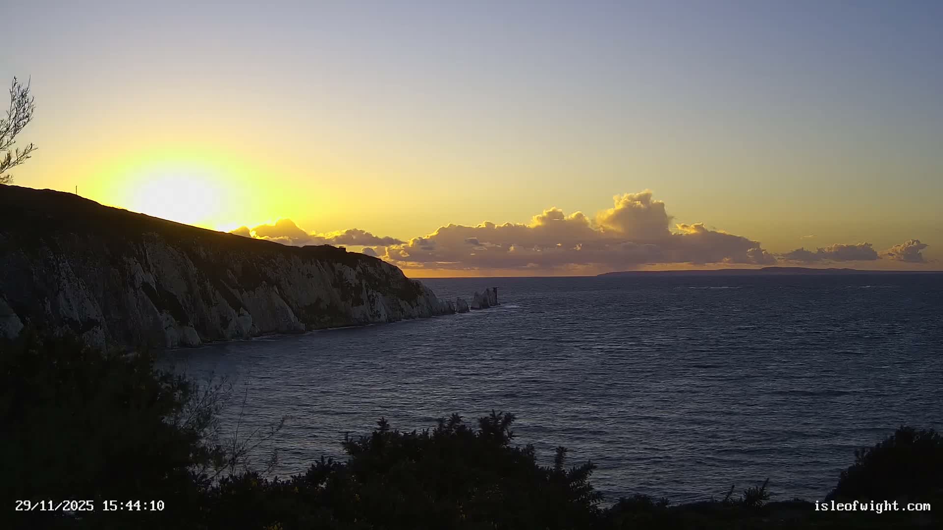 Totland, Alum Bay Needles Isle Of Wight's Live Cam -Freswater, Isle of Wight, South East, England, United Kingdom