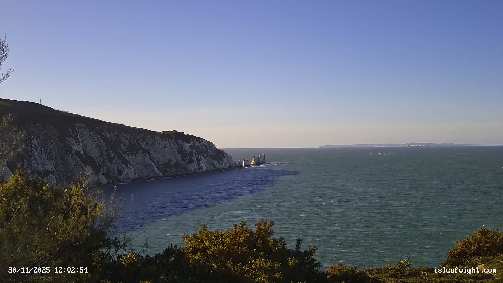 Totland, Alum Bay Needles Isle Of Wight's Live Cam -Freswater, Isle of Wight, South East, England, United Kingdom