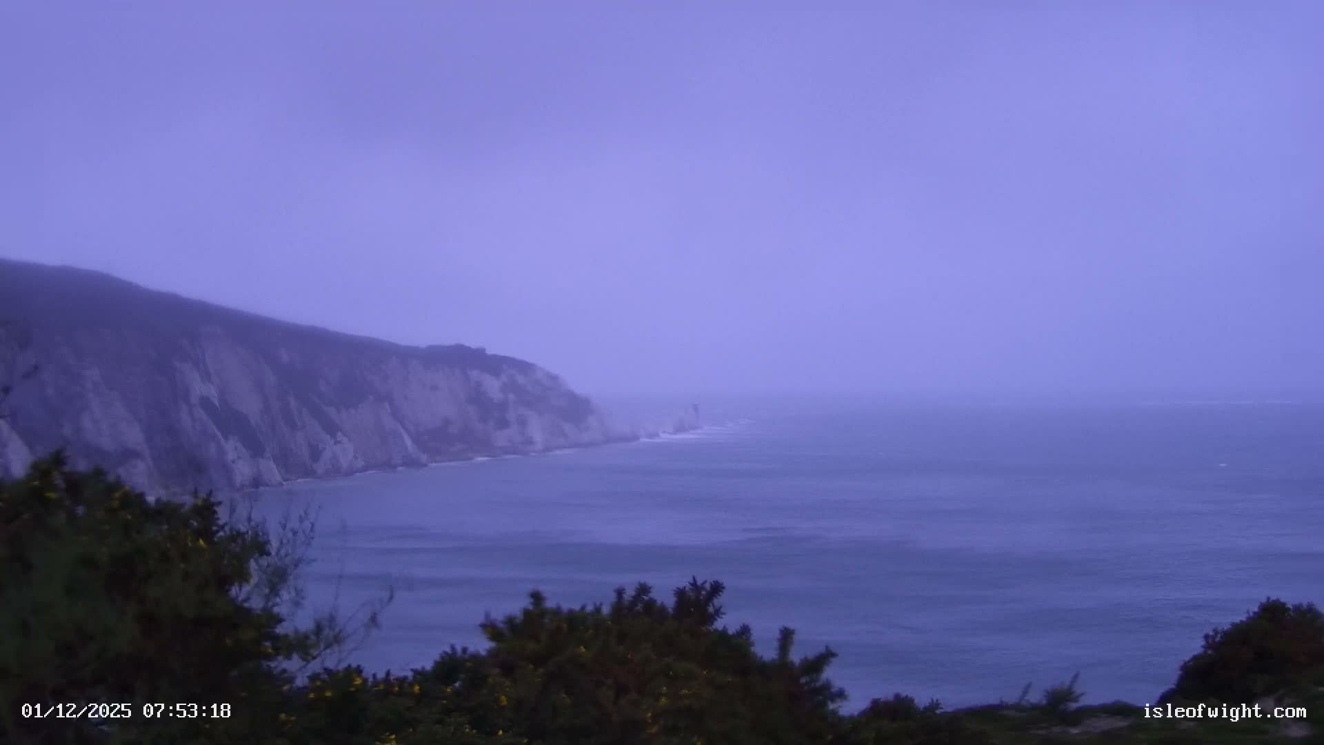 Totland, Alum Bay Needles Isle Of Wight's Live Cam -Freswater, Isle of Wight, South East, England, United Kingdom