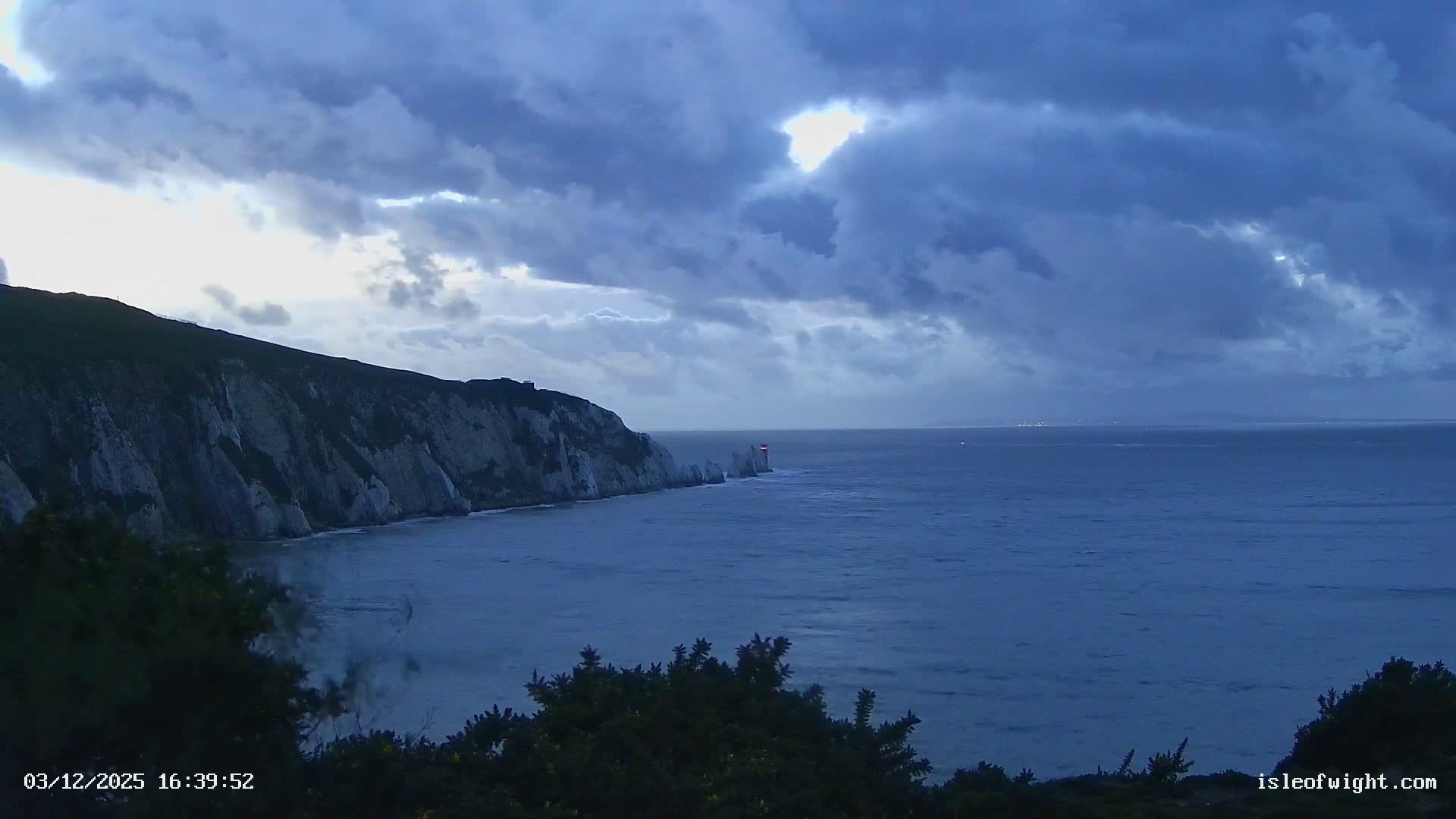 Totland, Alum Bay Needles Isle Of Wight's Live Cam -Freswater, Isle of Wight, South East, England, United Kingdom