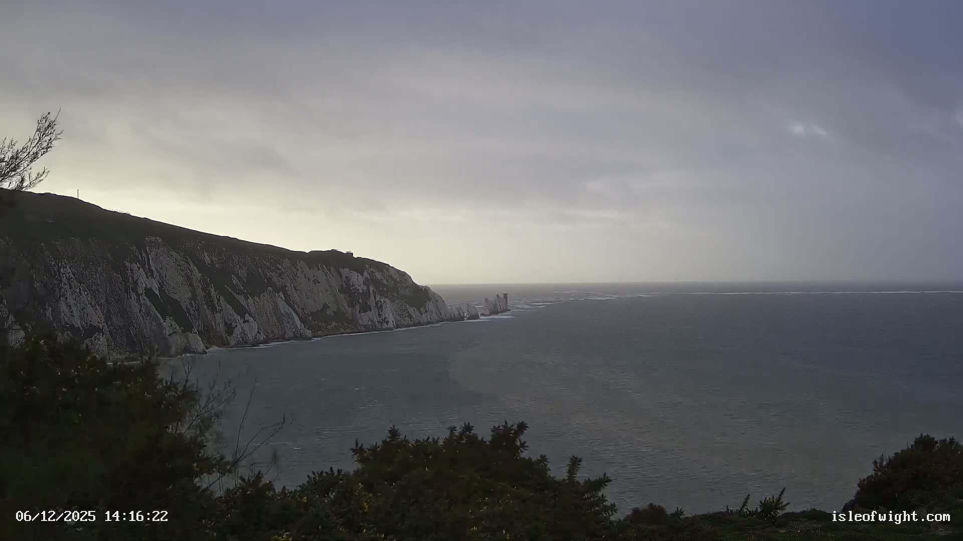 Totland, Alum Bay Needles Isle Of Wight's Live Cam -Freswater, Isle of Wight, South East, England, United Kingdom